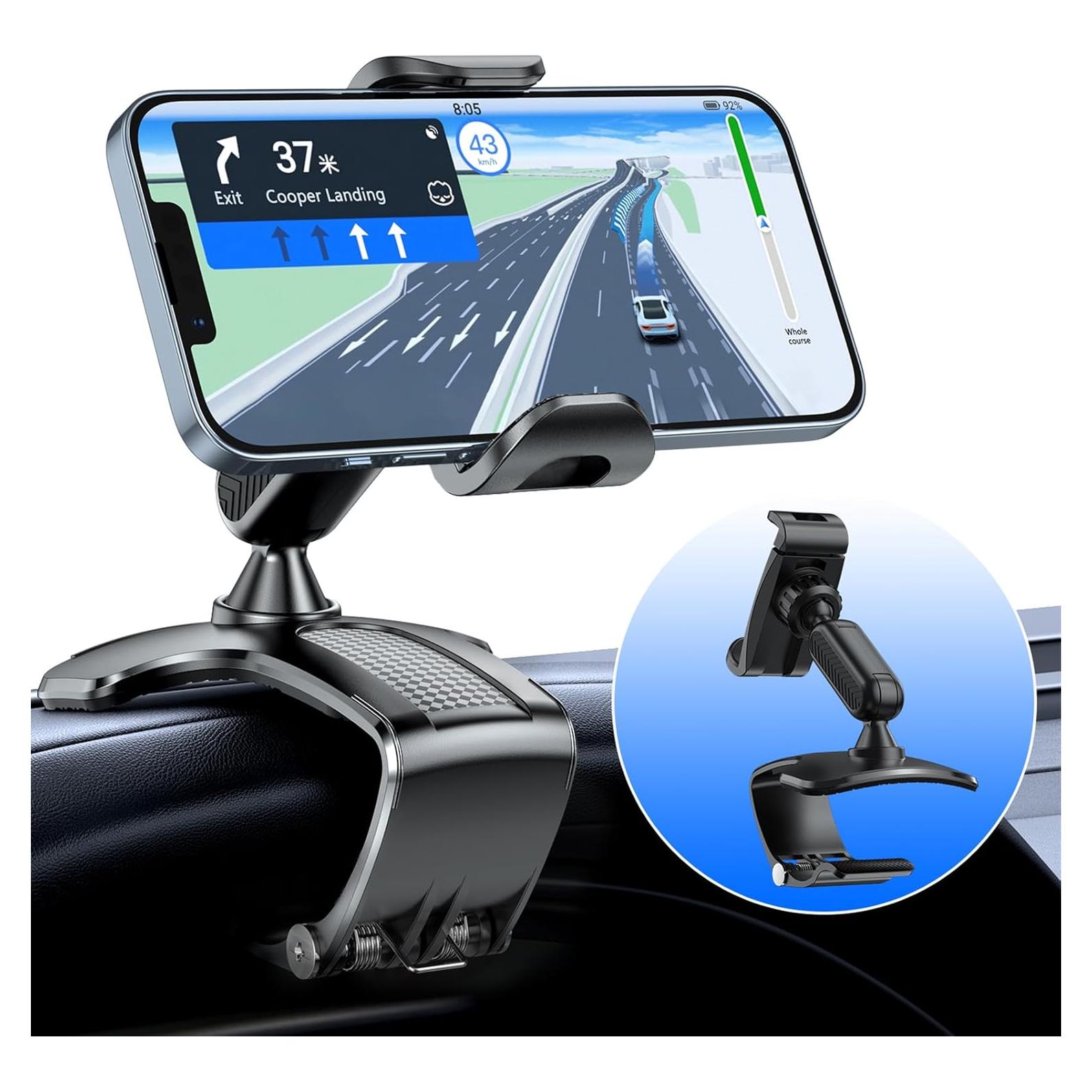 Soporte para teléfono en el coche RIEMKSL 360° Negro