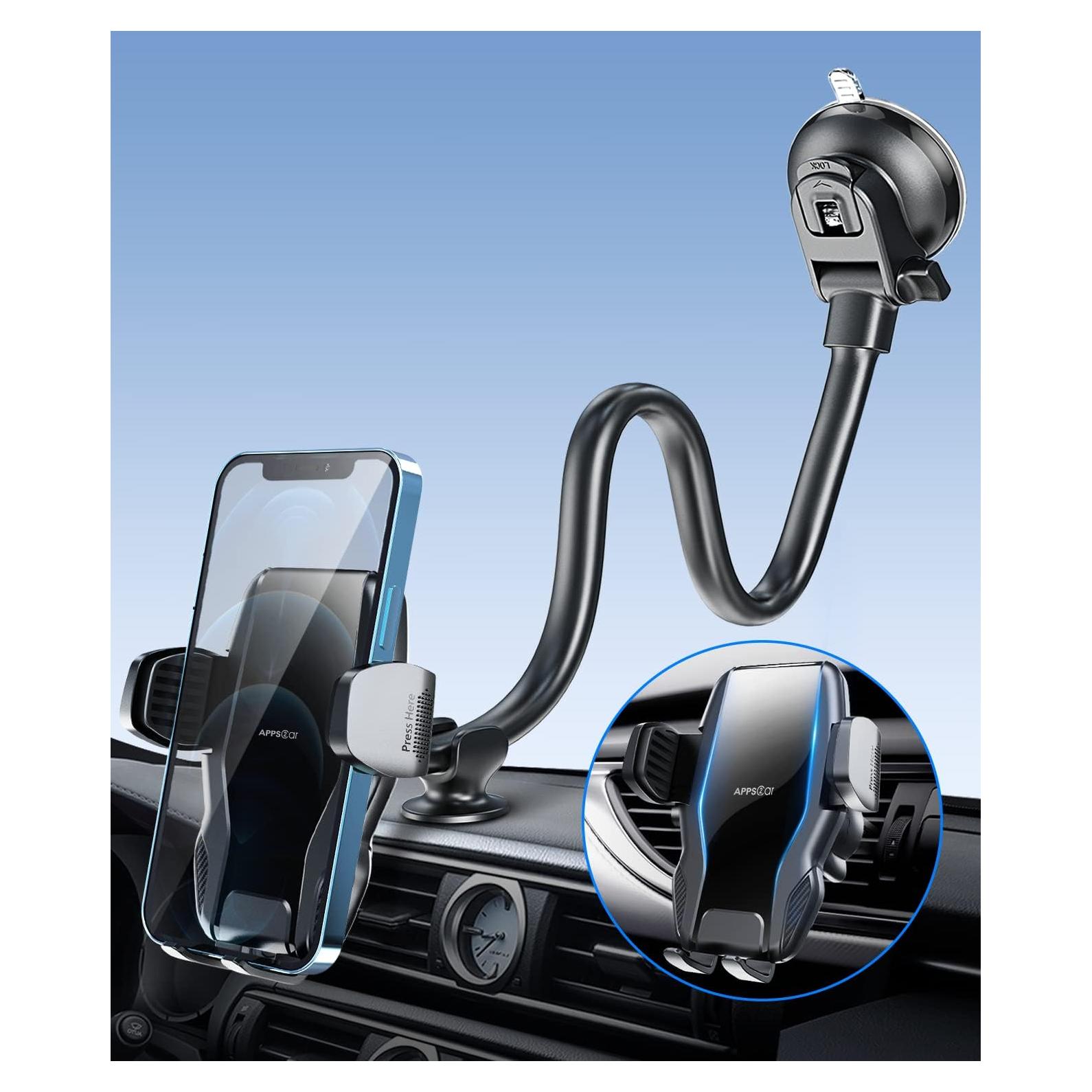 Soporte para Teléfono de Coche Wiiki-Tech H3S-S1L Negro