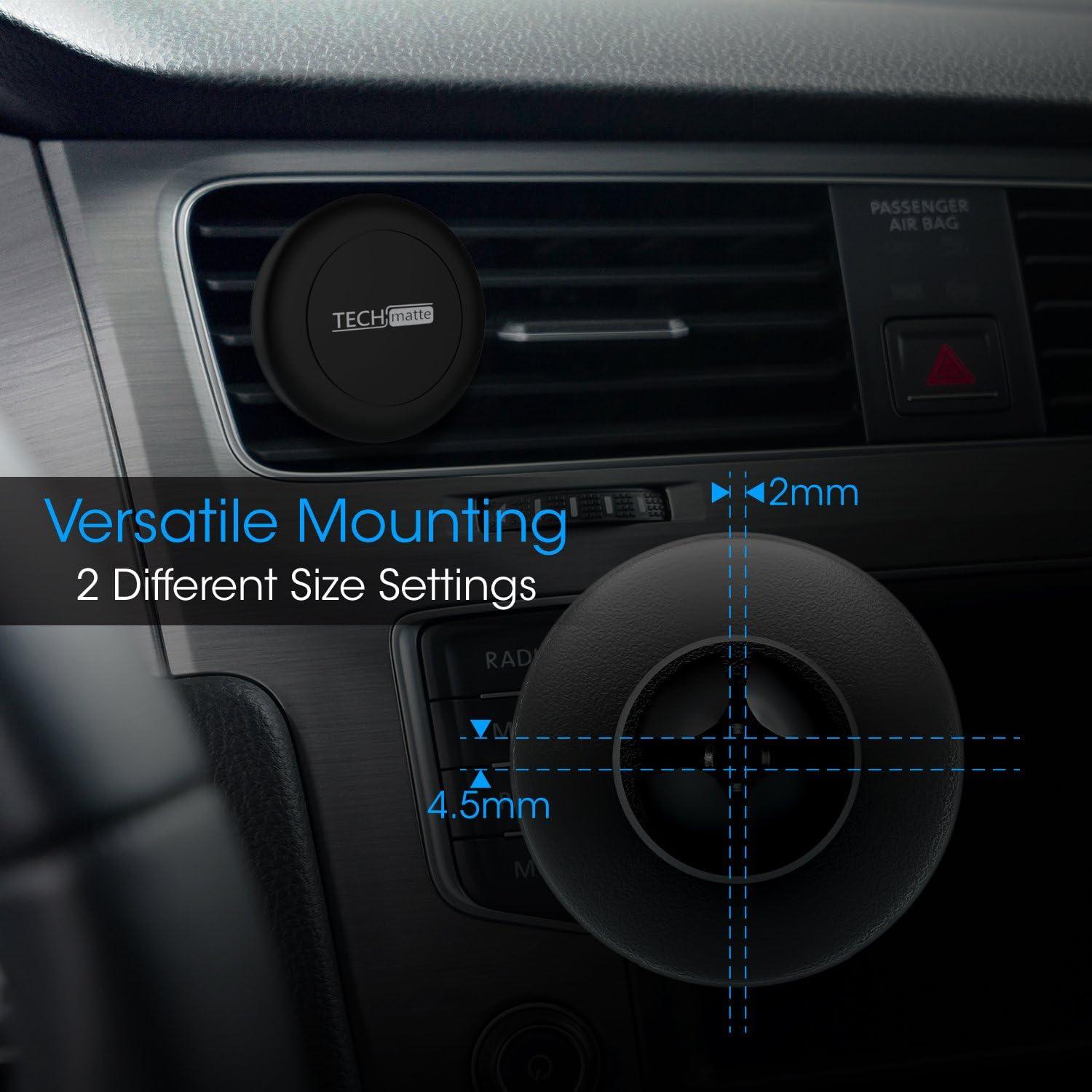 Soporte Magnético para Teléfono de Coche TechMatte - Negro