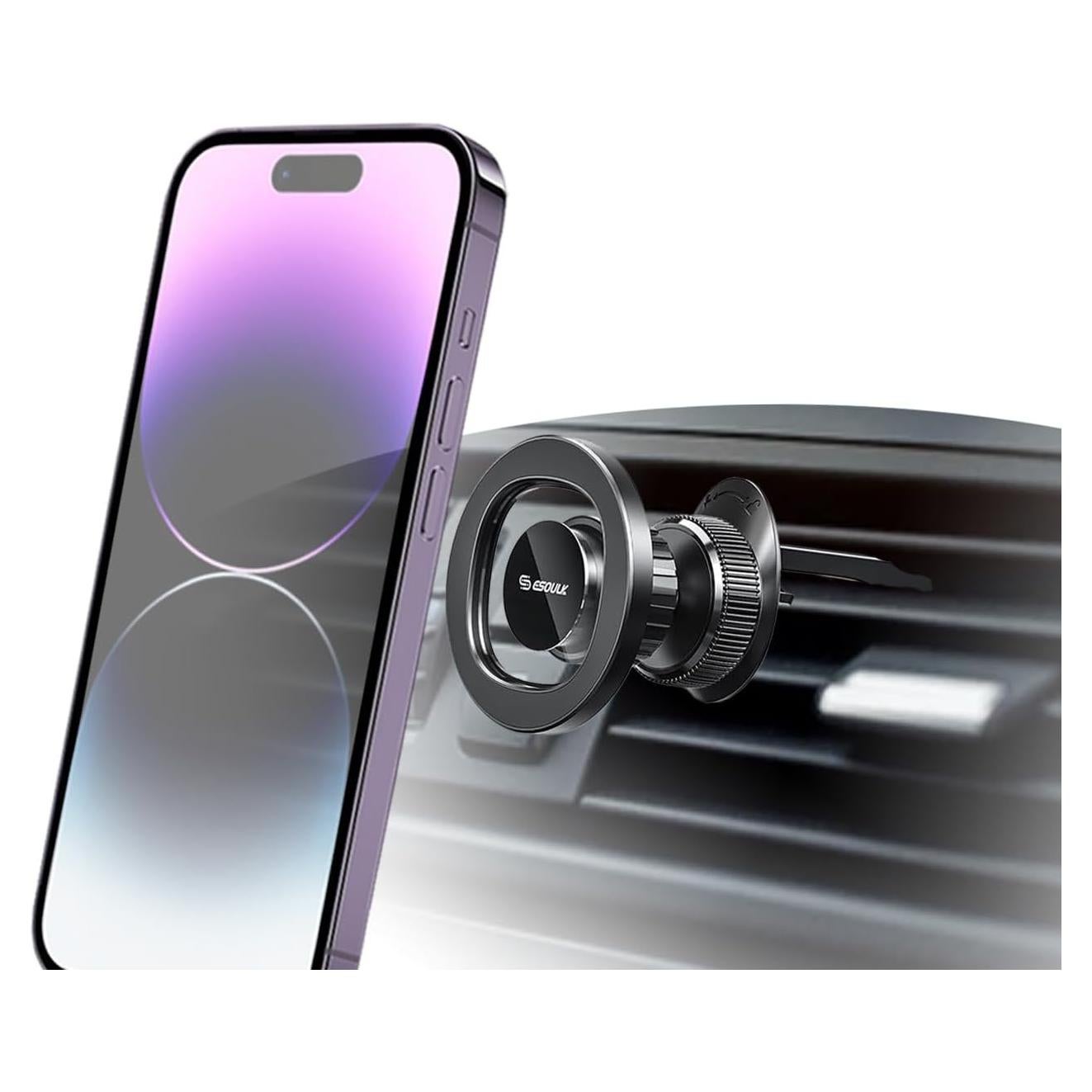 Soporte Magnético para Auto Esoulk EK-3001BK - Rotación 360°