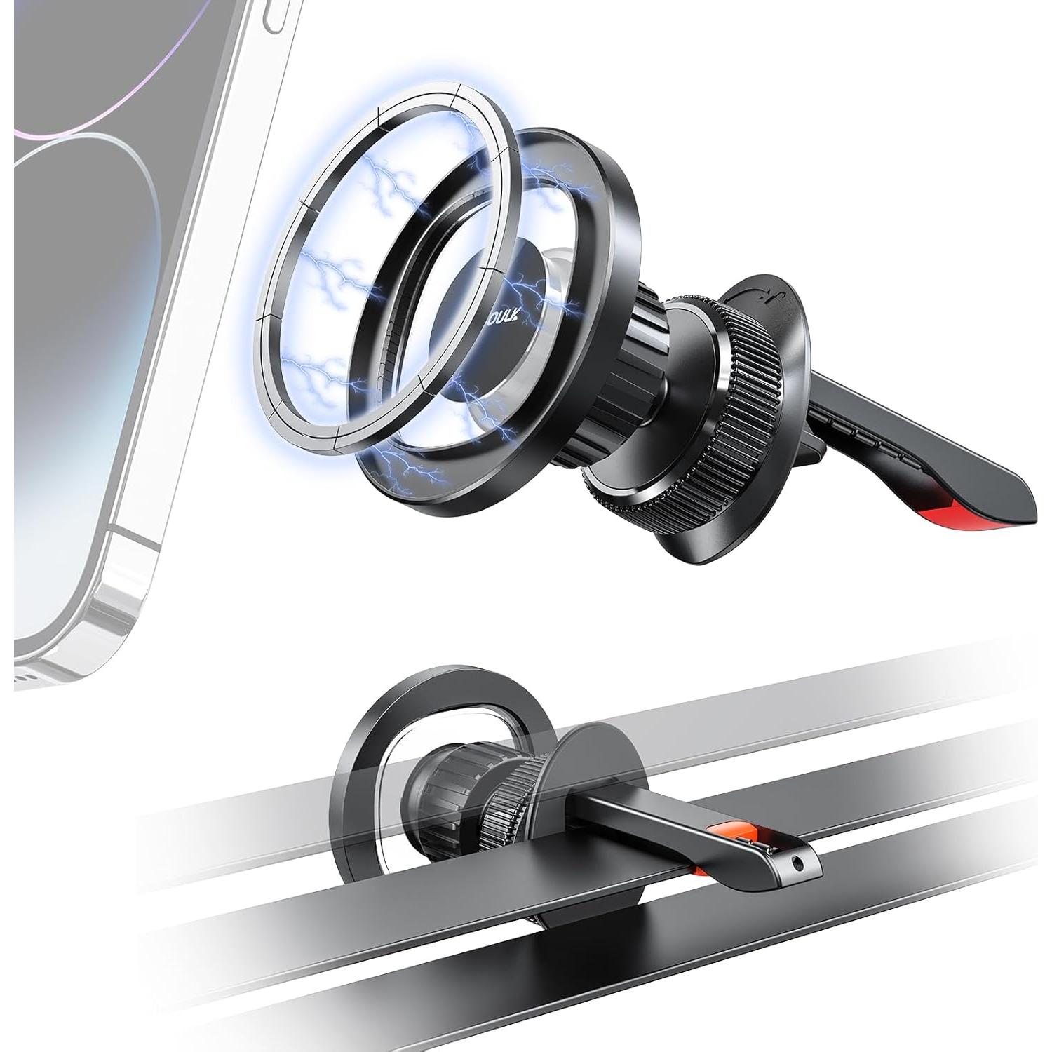 Soporte Magnético para Auto Esoulk EK-3001BK - Rotación 360°