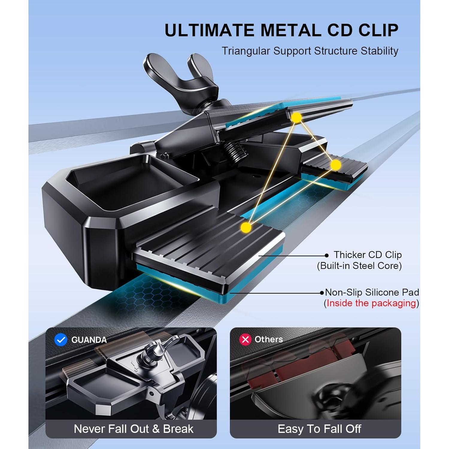 Soporte para Teléfono de Auto Guanda CD y Ventilación Ajustable