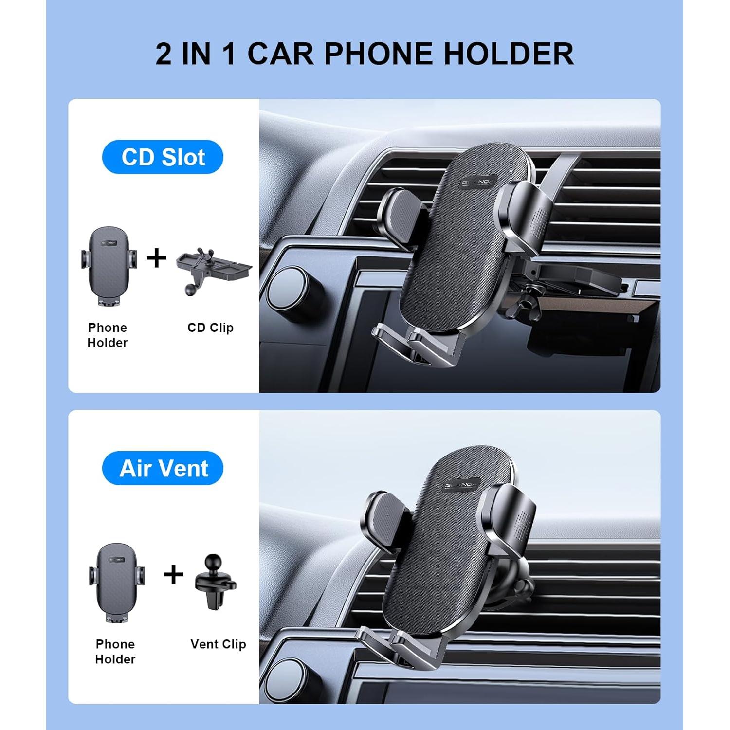 Soporte para Teléfono de Auto Guanda CD y Ventilación Ajustable