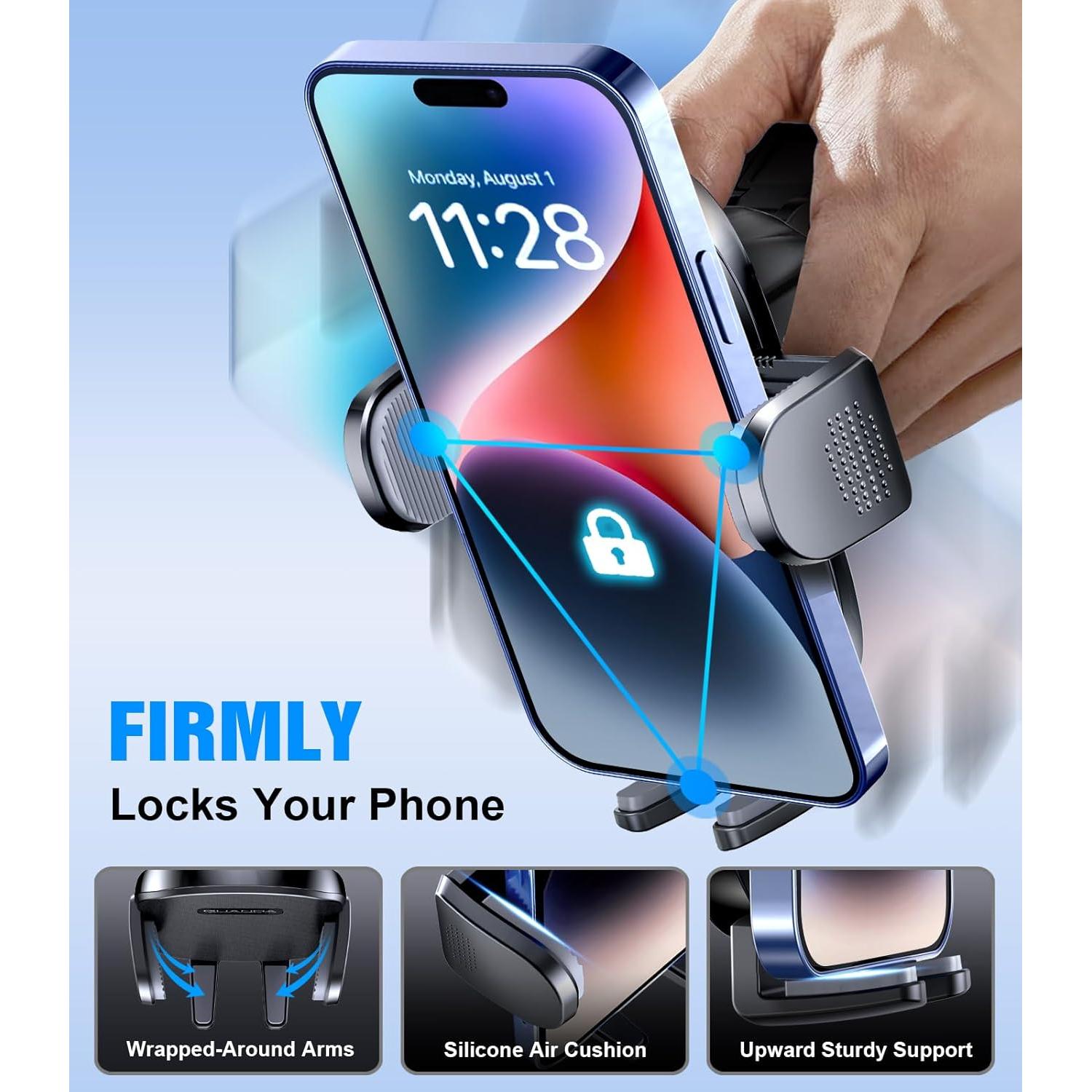 Soporte para Teléfono de Auto Guanda CD y Ventilación Ajustable