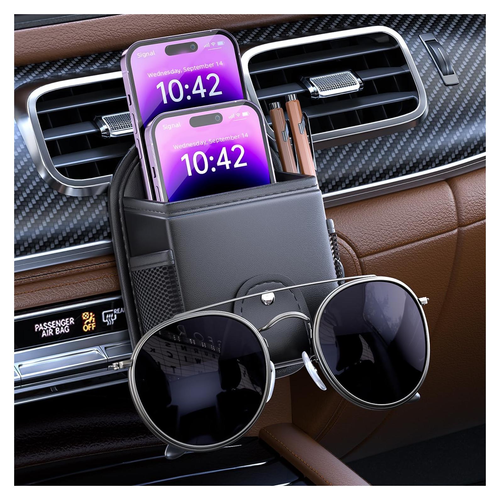 Organizador de coche iLulala para ventilación - Negro