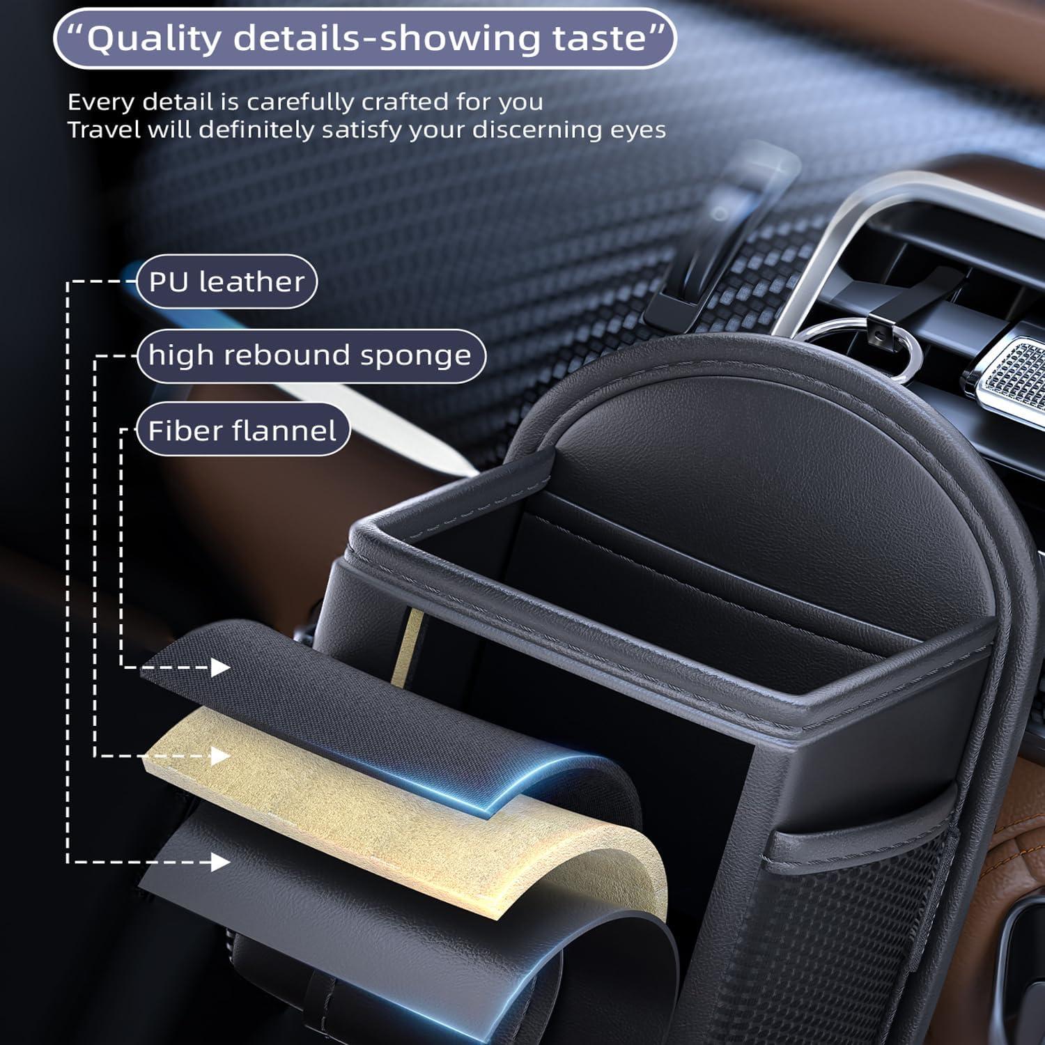 Organizador de coche iLulala para ventilación - Negro