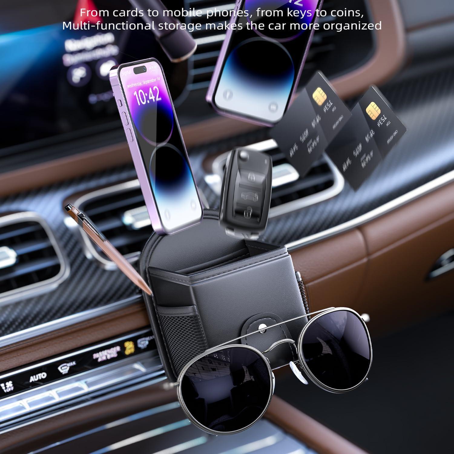 Organizador de coche iLulala para ventilación - Negro