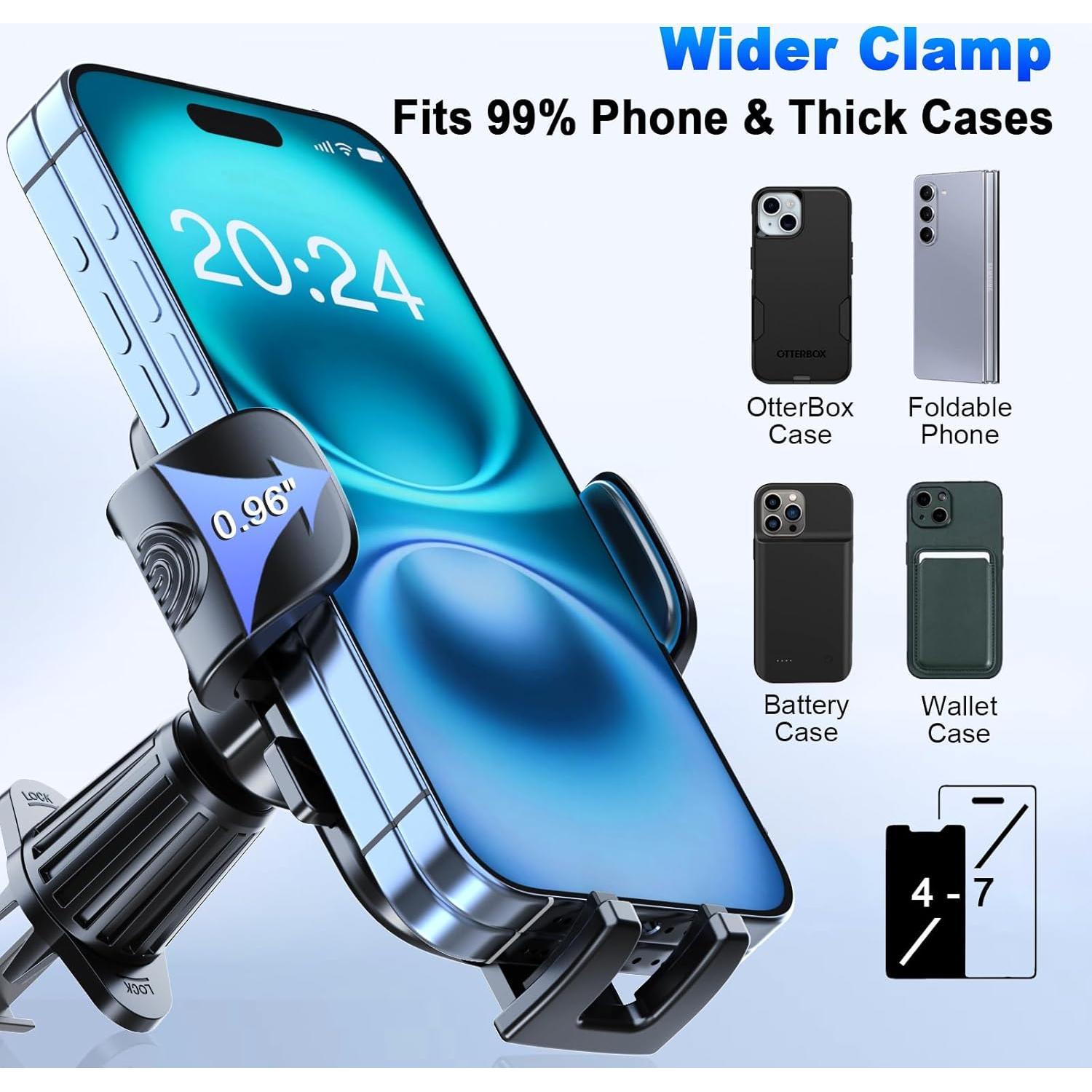 Soporte para Teléfono de Auto RUAMUAFLY 2025 - Ventosa Mejorada