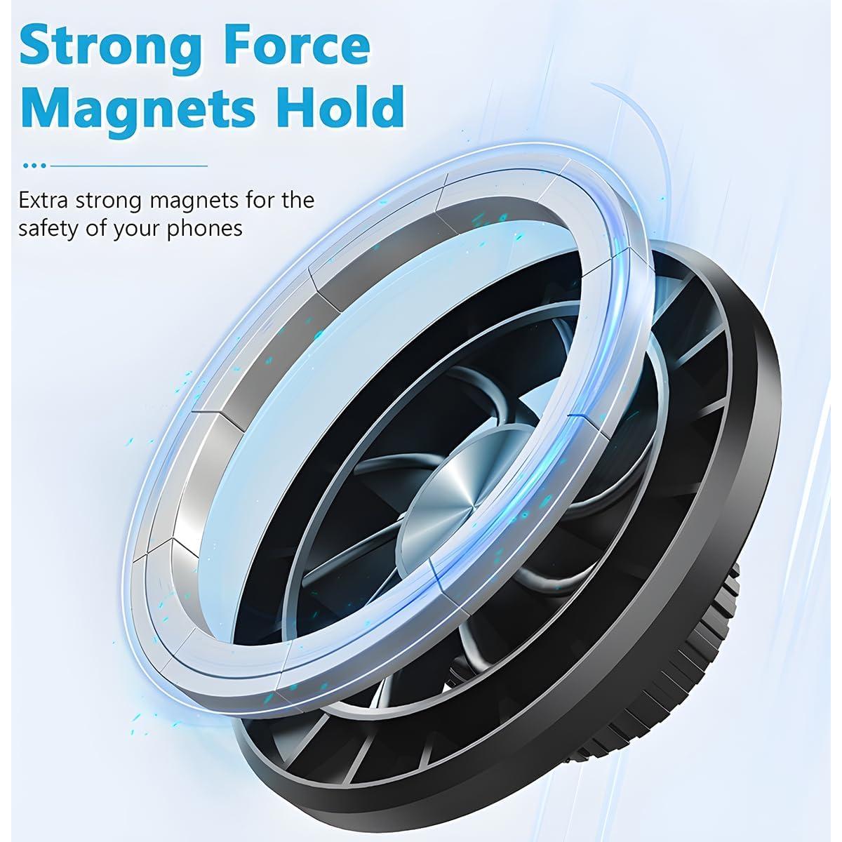 Soporte Magnético para Teléfono Mandark, Montaje en Ventilación