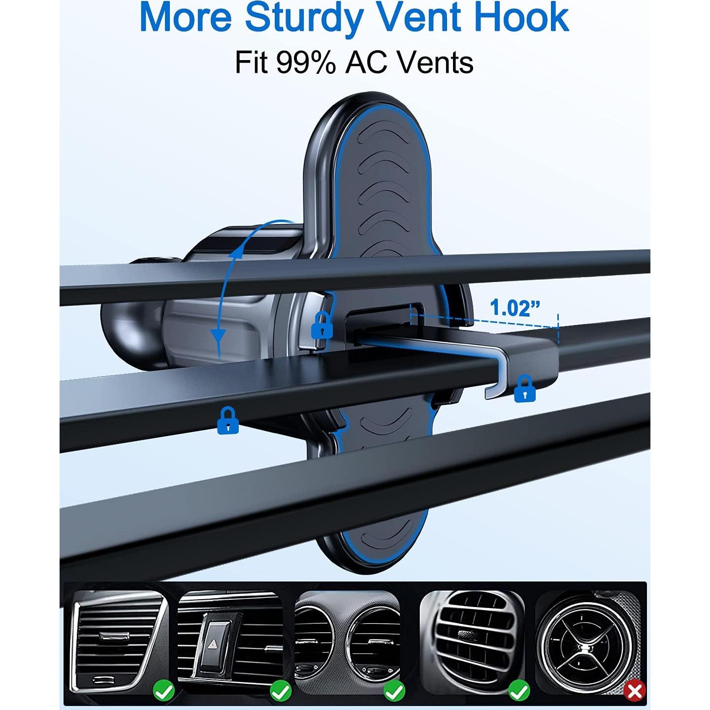 Soporte Universal para Teléfono de Coche Vanva - Ajustable y Antideslizante