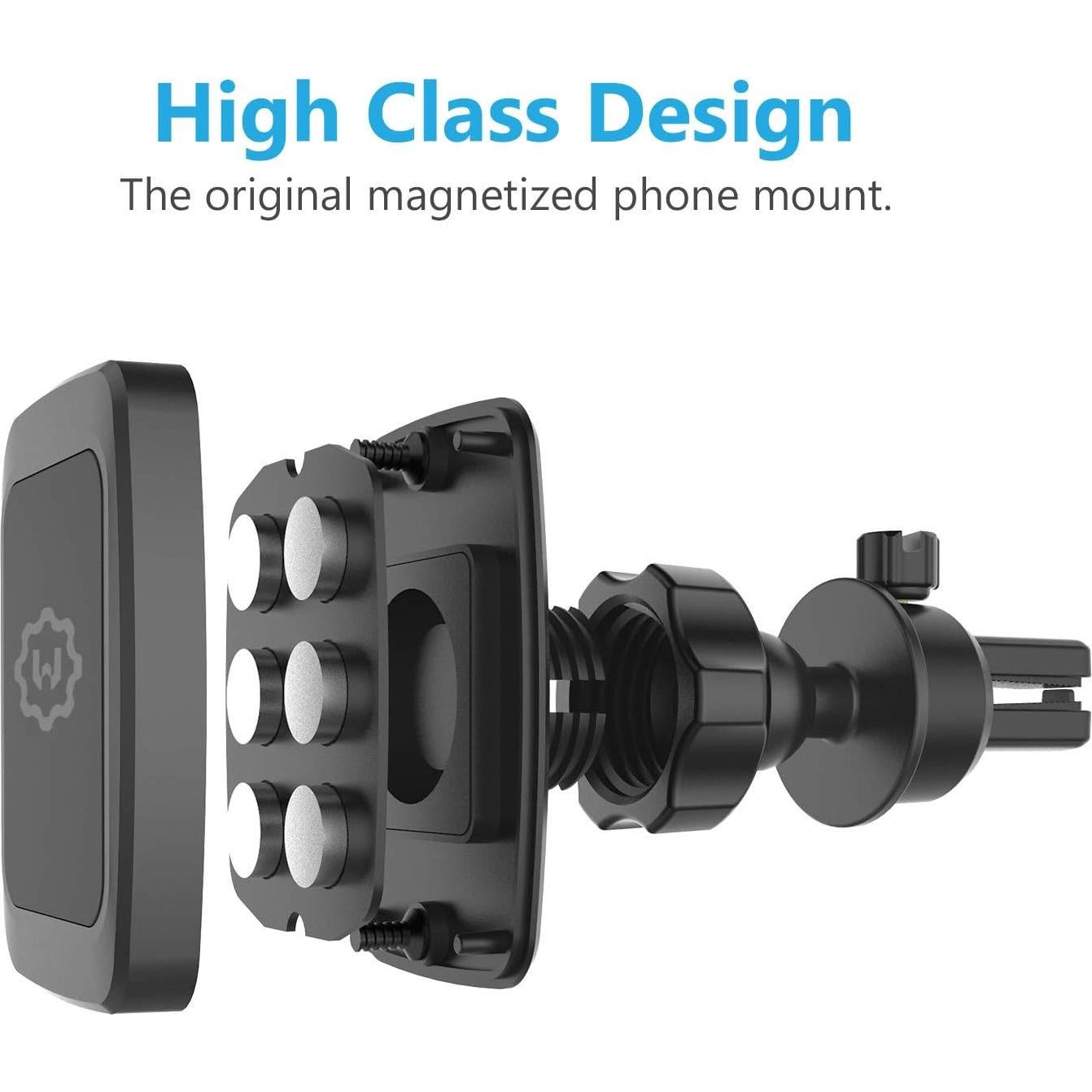 Soporte Magnético para Teléfono en Auto WizGear Bite-Lock