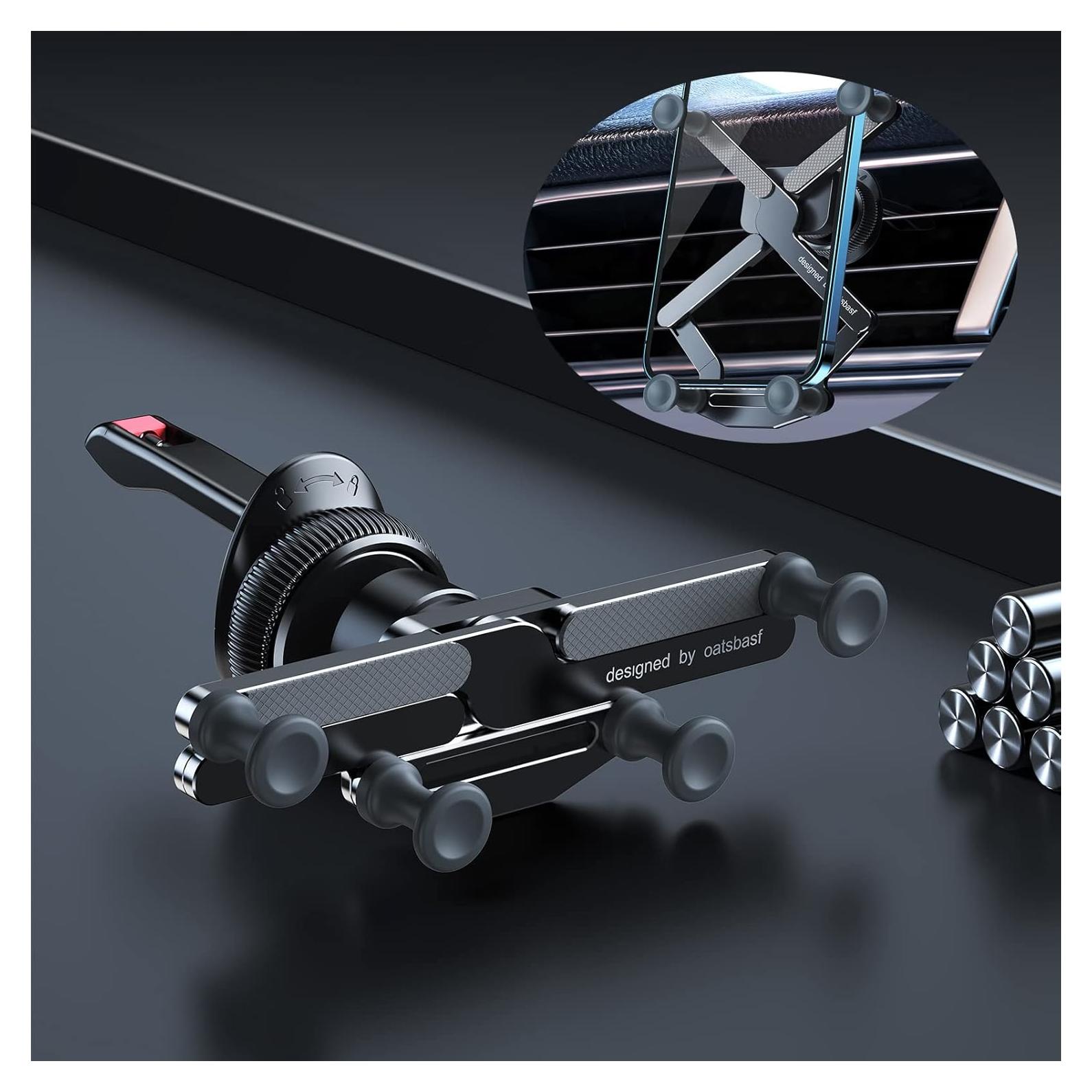 Soporte Plegable para Teléfono de Auto OATSBASF Metal Completo