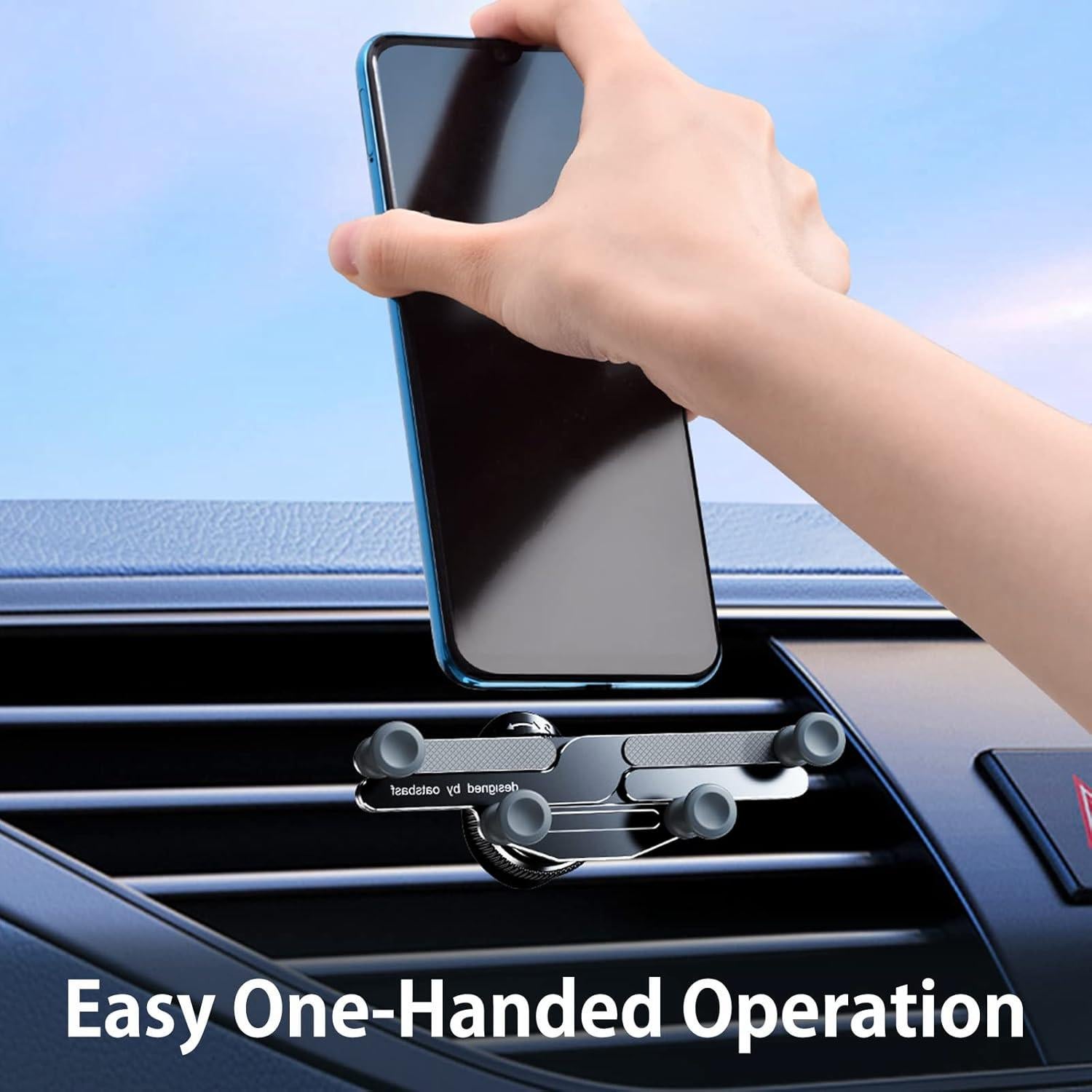 Soporte Plegable para Teléfono de Auto OATSBASF Metal Completo