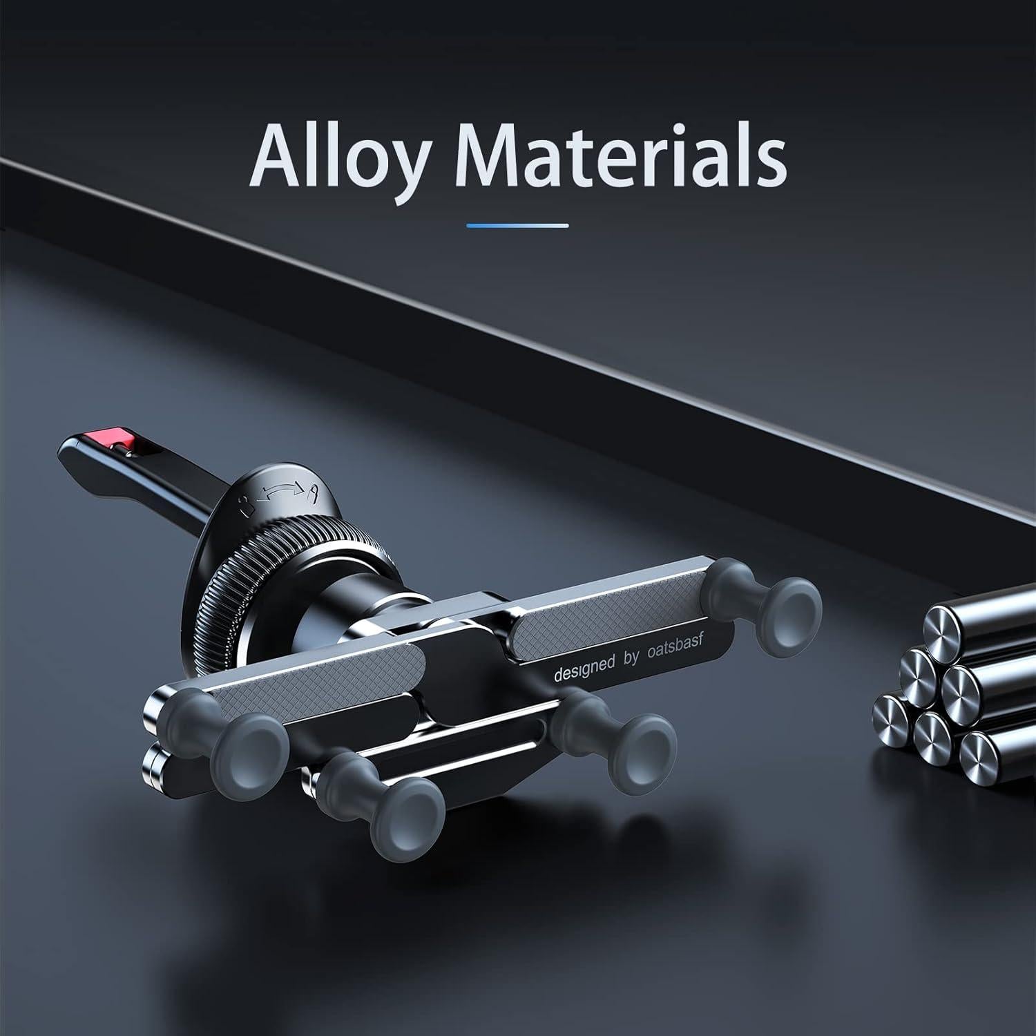 Soporte Plegable para Teléfono de Auto OATSBASF Metal Completo