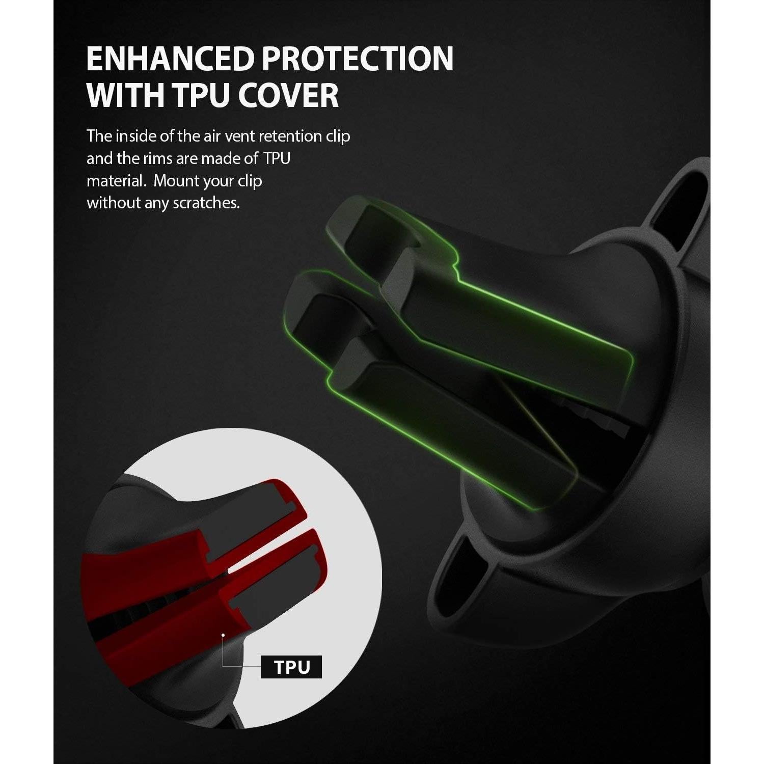 Soporte para Teléfono en Coche Ringke Power Clip Vent 360°