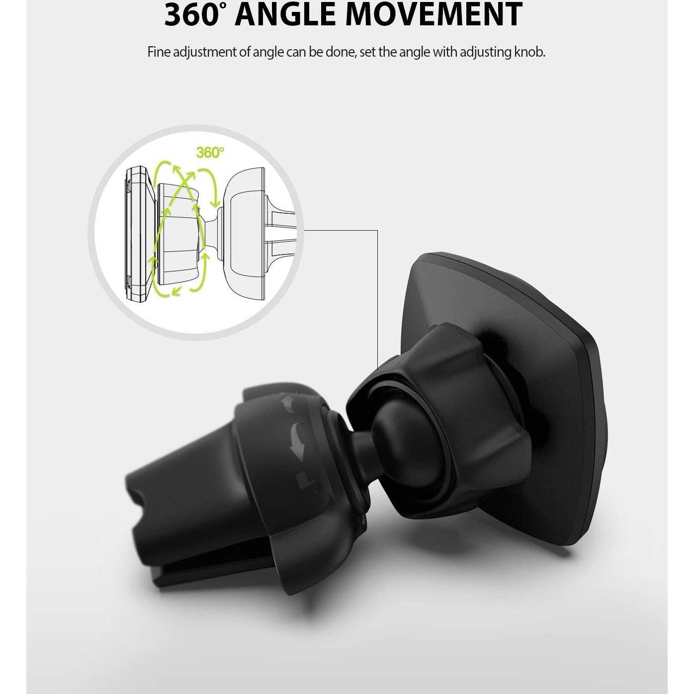 Soporte para Teléfono en Coche Ringke Power Clip Vent 360°