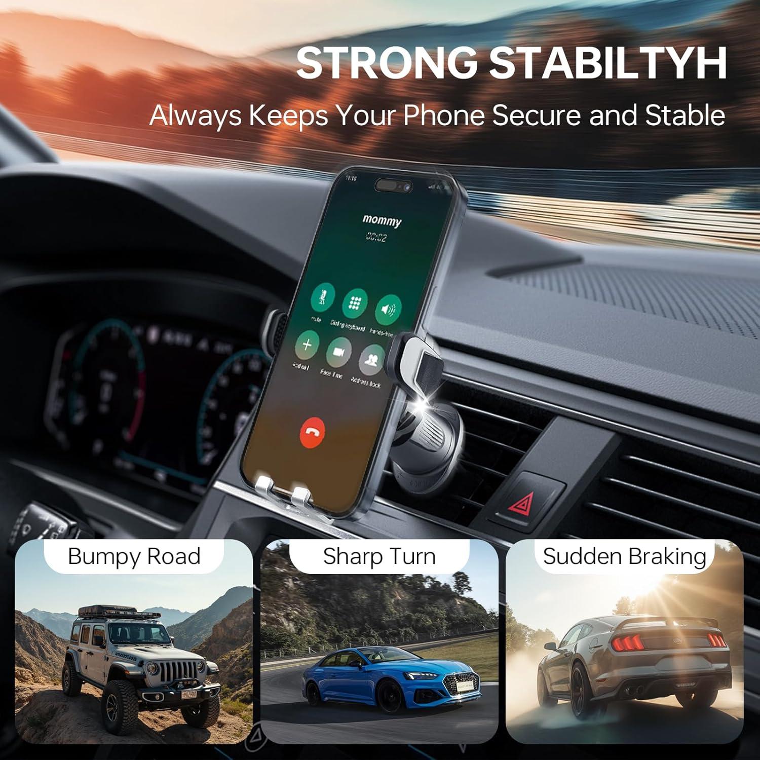 Soporte para Teléfono en Auto Mechrig 938001 Ajustable 360°