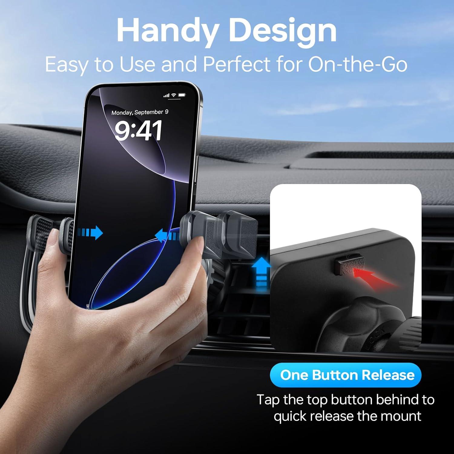 Soporte para Teléfono en Auto Mechrig 938001 Ajustable 360°