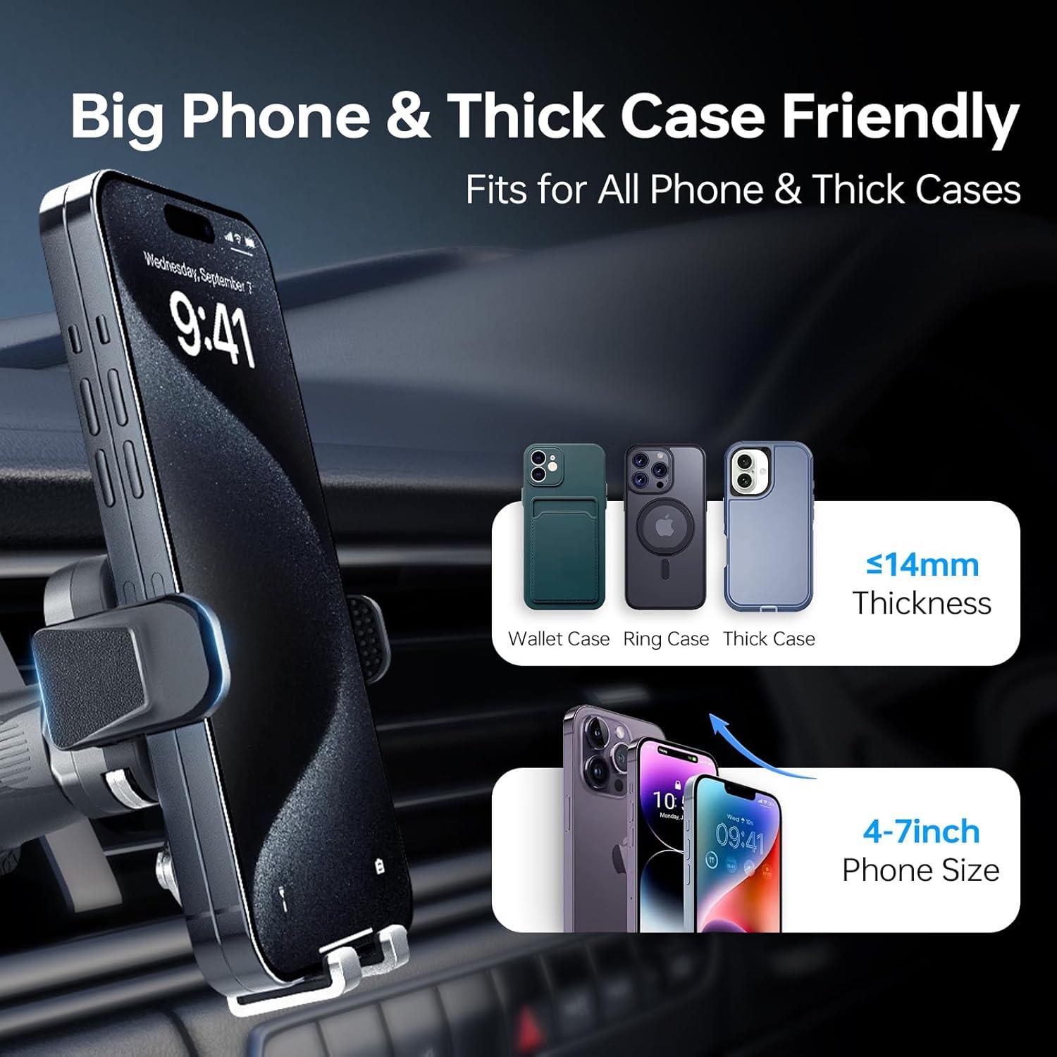 Soporte para Teléfono en Auto Mechrig 938001 Ajustable 360°