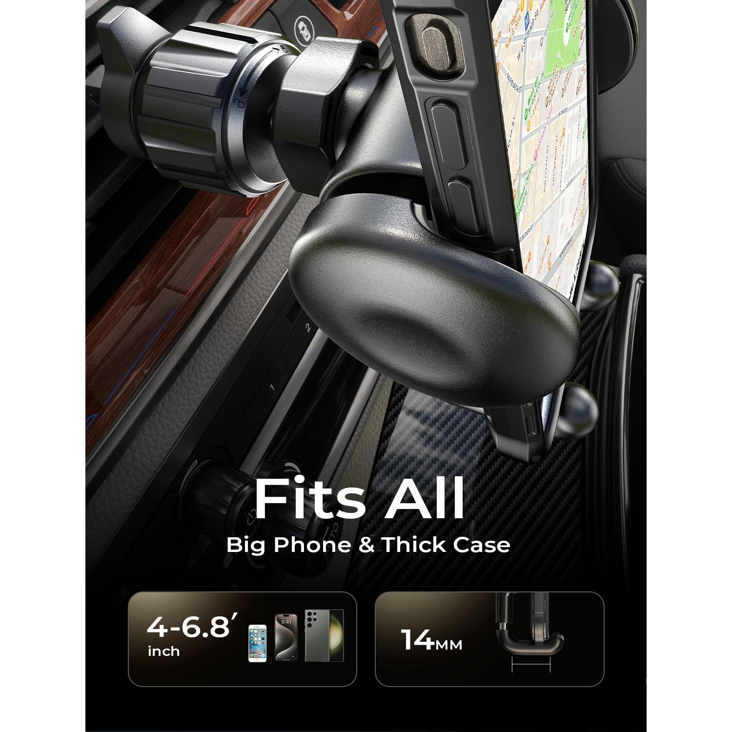 Soporte de Teléfono para Auto LISEN Ventilación Ajustable 2024