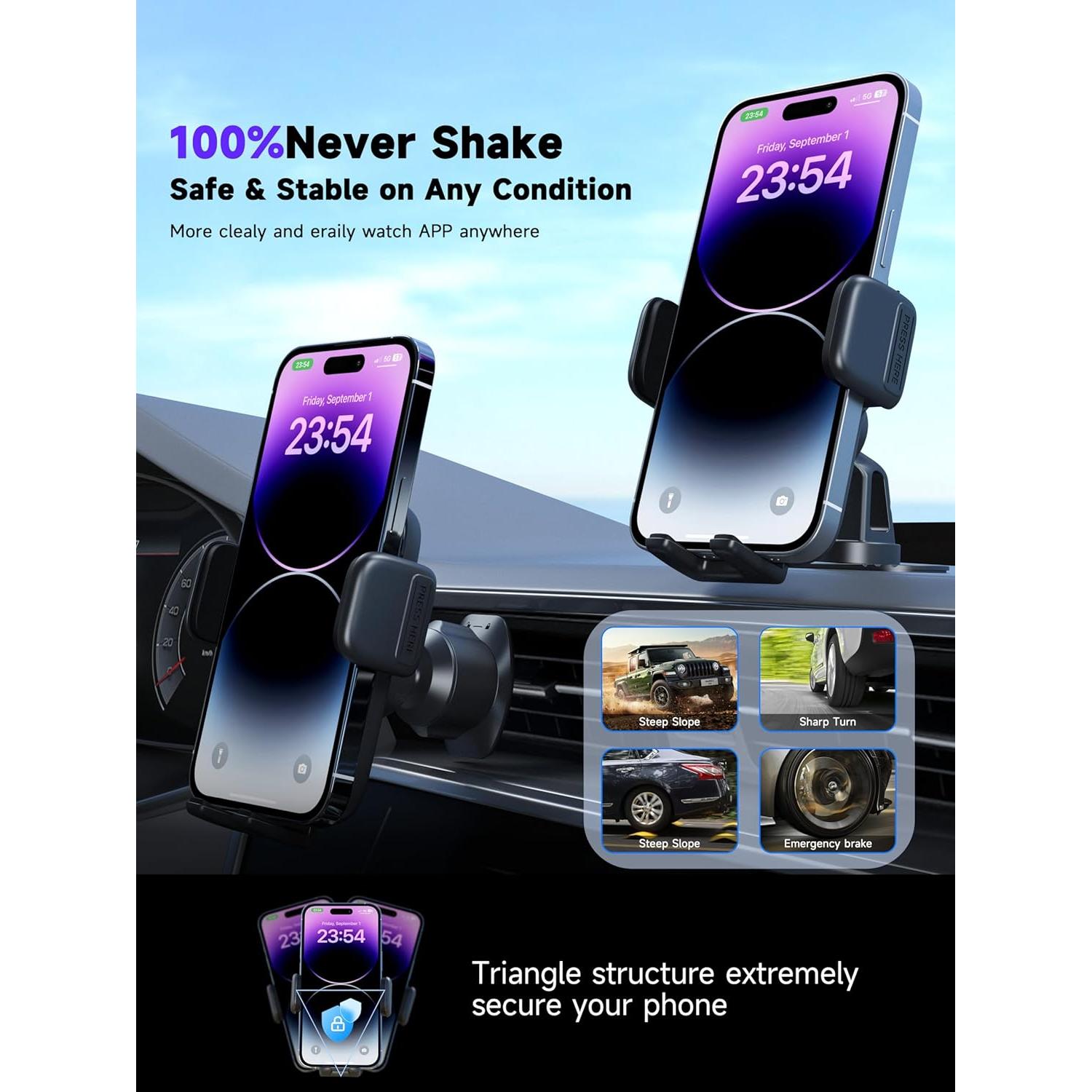 Soporte para Teléfono de Coche COOEXES HK2S 360° Universal