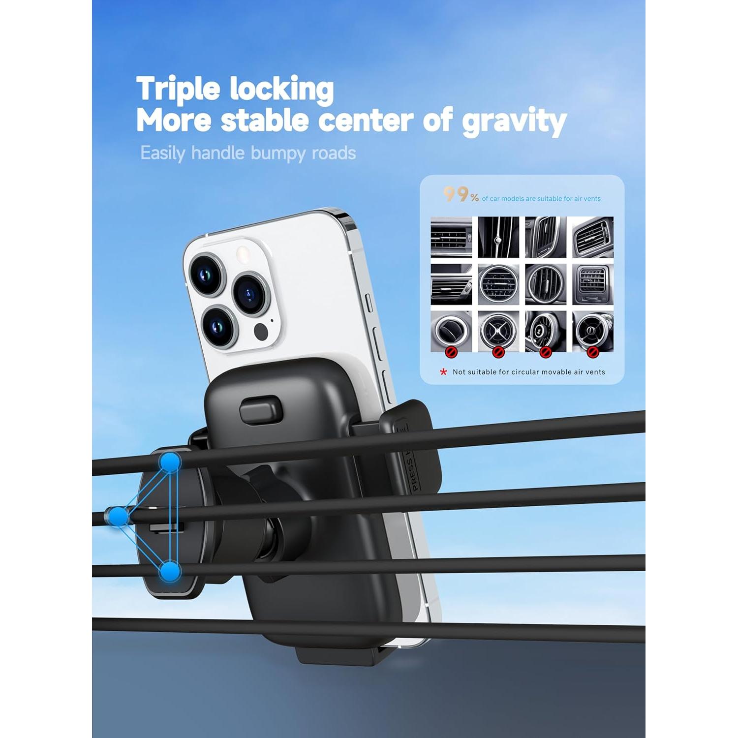 Soporte para Teléfono de Coche COOEXES HK2S 360° Universal