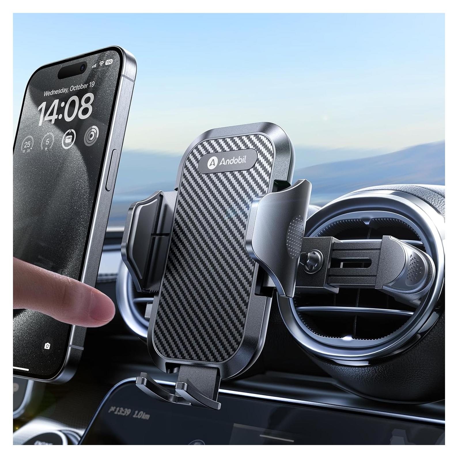 Soporte de Teléfono para Auto Andobil YXCFK-01 - Clip Ventilación 360°