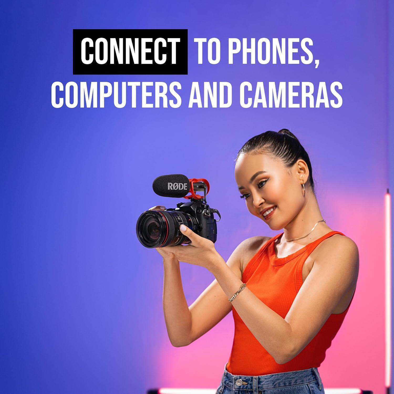 Micrófono de Escopeta RØDE VideoMic GO II Helix 3ra Gen