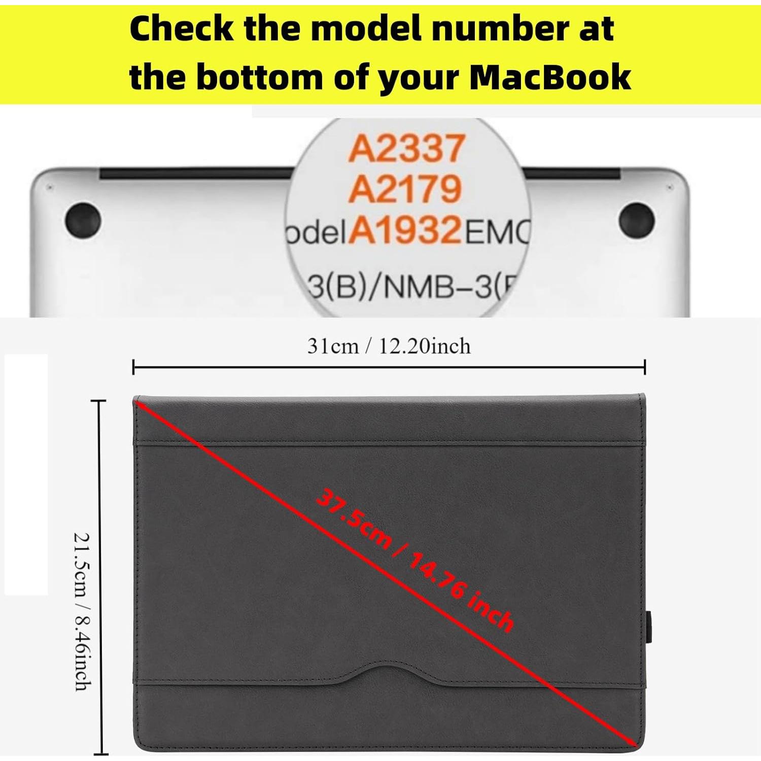 Funda de Cuero TYTX para MacBook Air 13" A2337 A2179 A1932