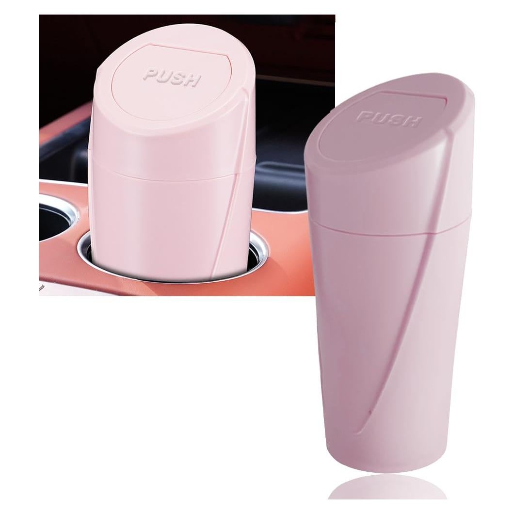 Basurero Mini Portátil Rosa OtpOutopa 20cm - Auto, Oficina, Camping