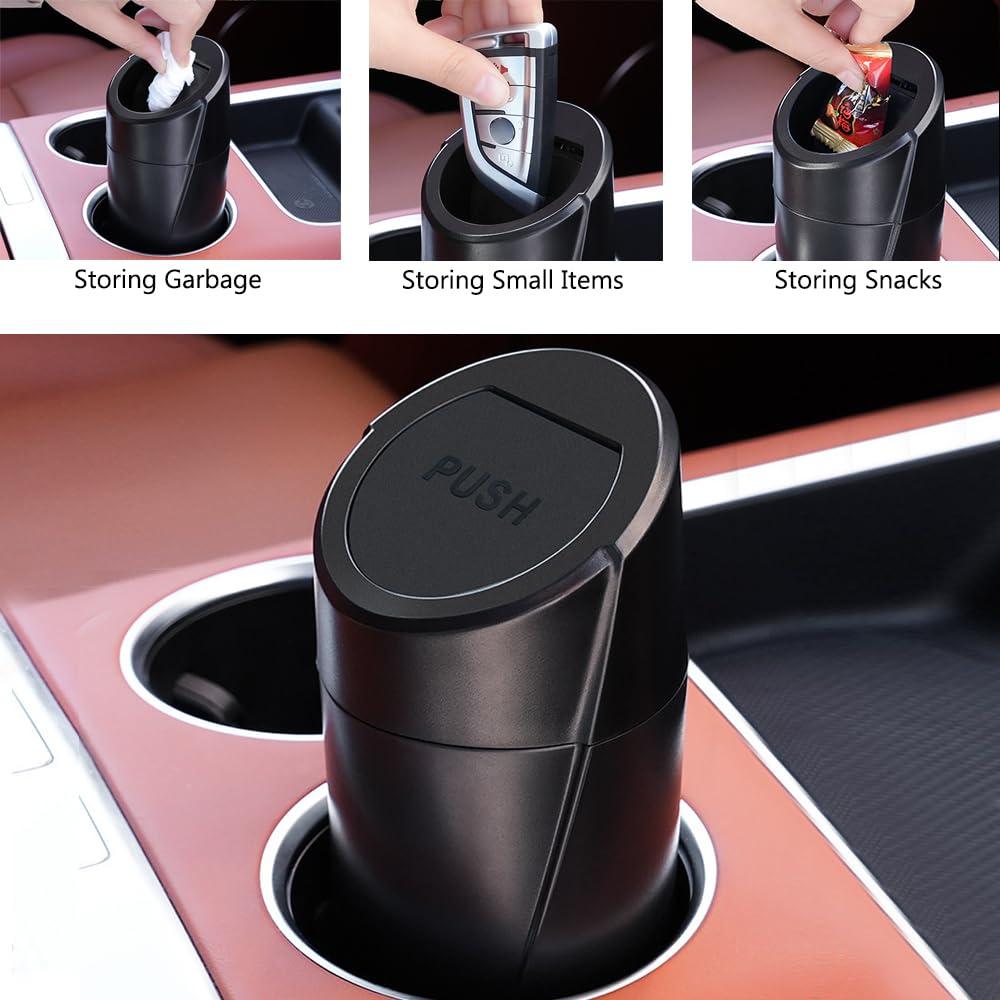 Basurero Mini Portátil Rosa OtpOutopa 20cm - Auto, Oficina, Camping