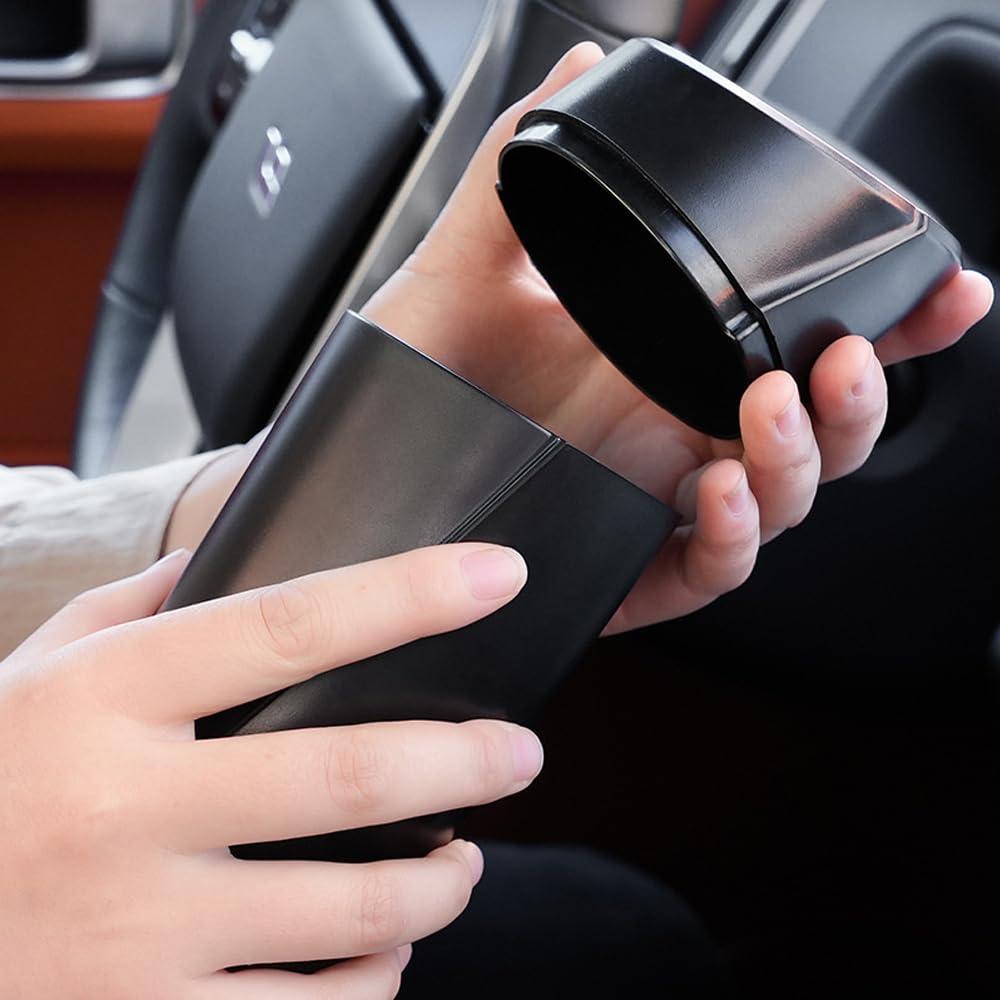 Basurero Mini Portátil Rosa OtpOutopa 20cm - Auto, Oficina, Camping