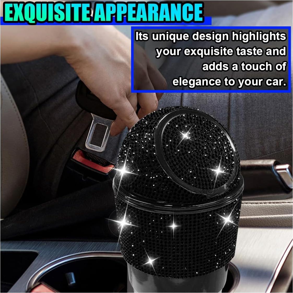 Bote de Basura para Auto UHANBUT Resistente al Agua 19.3 cm