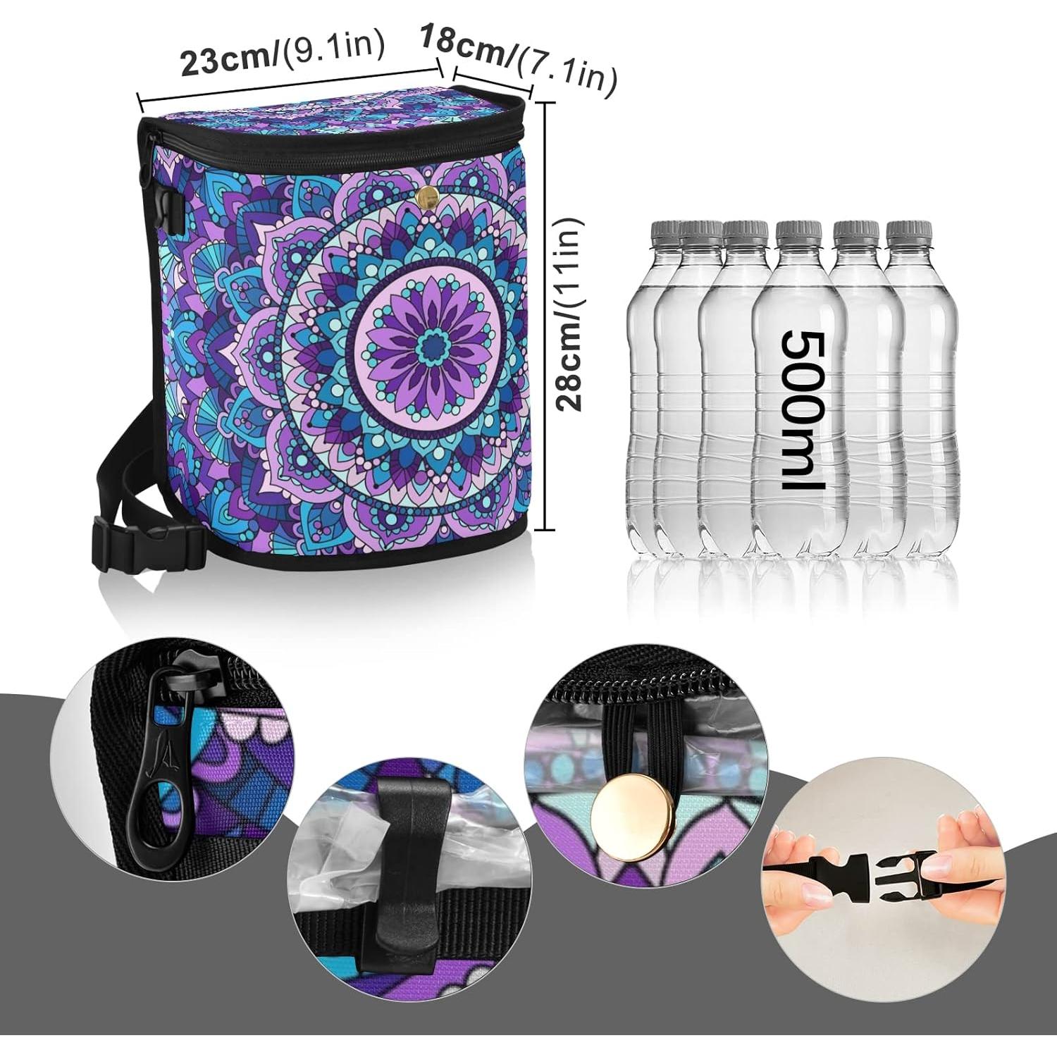 Basurero de Auto Bolaz Impermeable con Tapa Cremallera 28x23x18cm