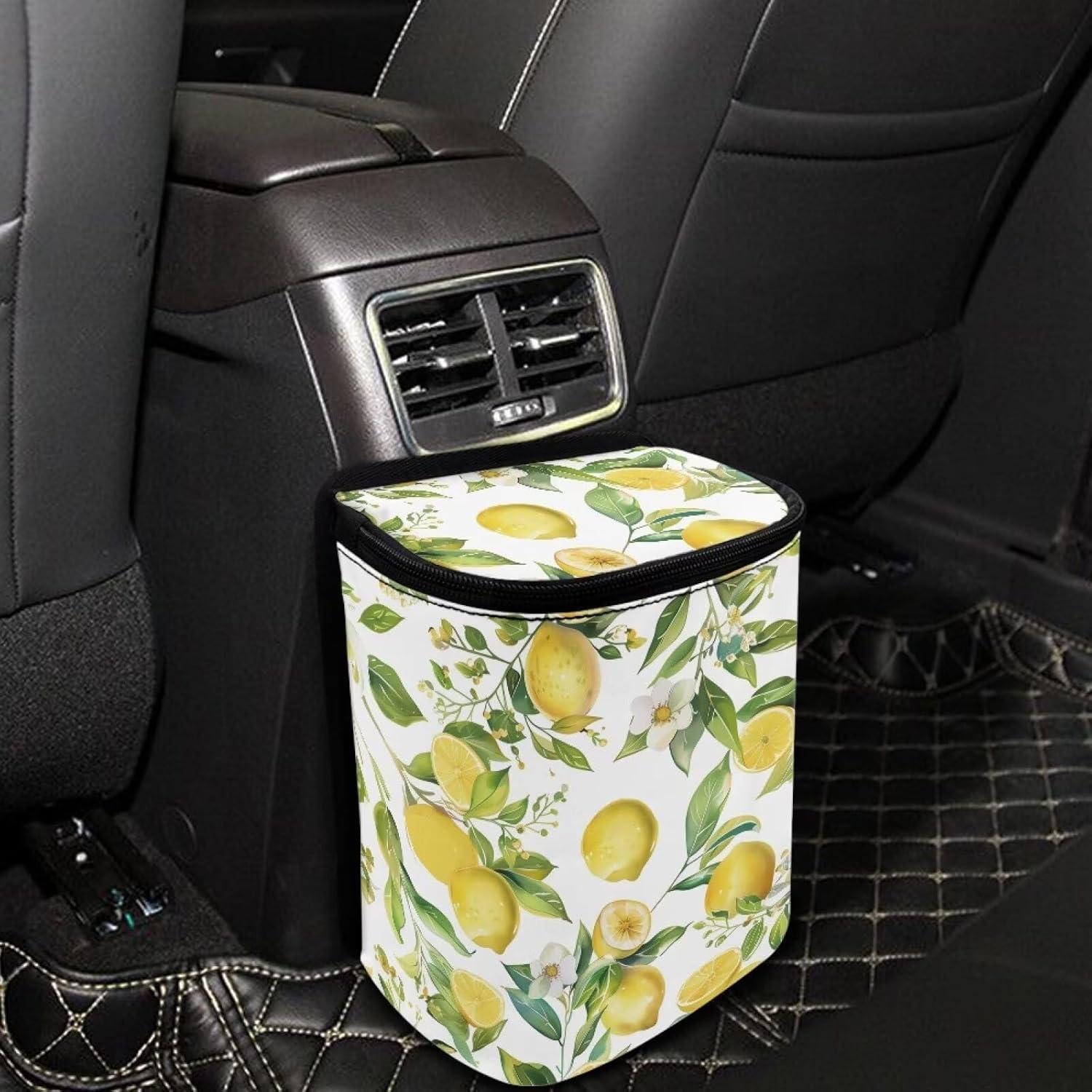 Basurero de Coche Dreaweet Limón a Prueba de Fugas 17x12x22cm
