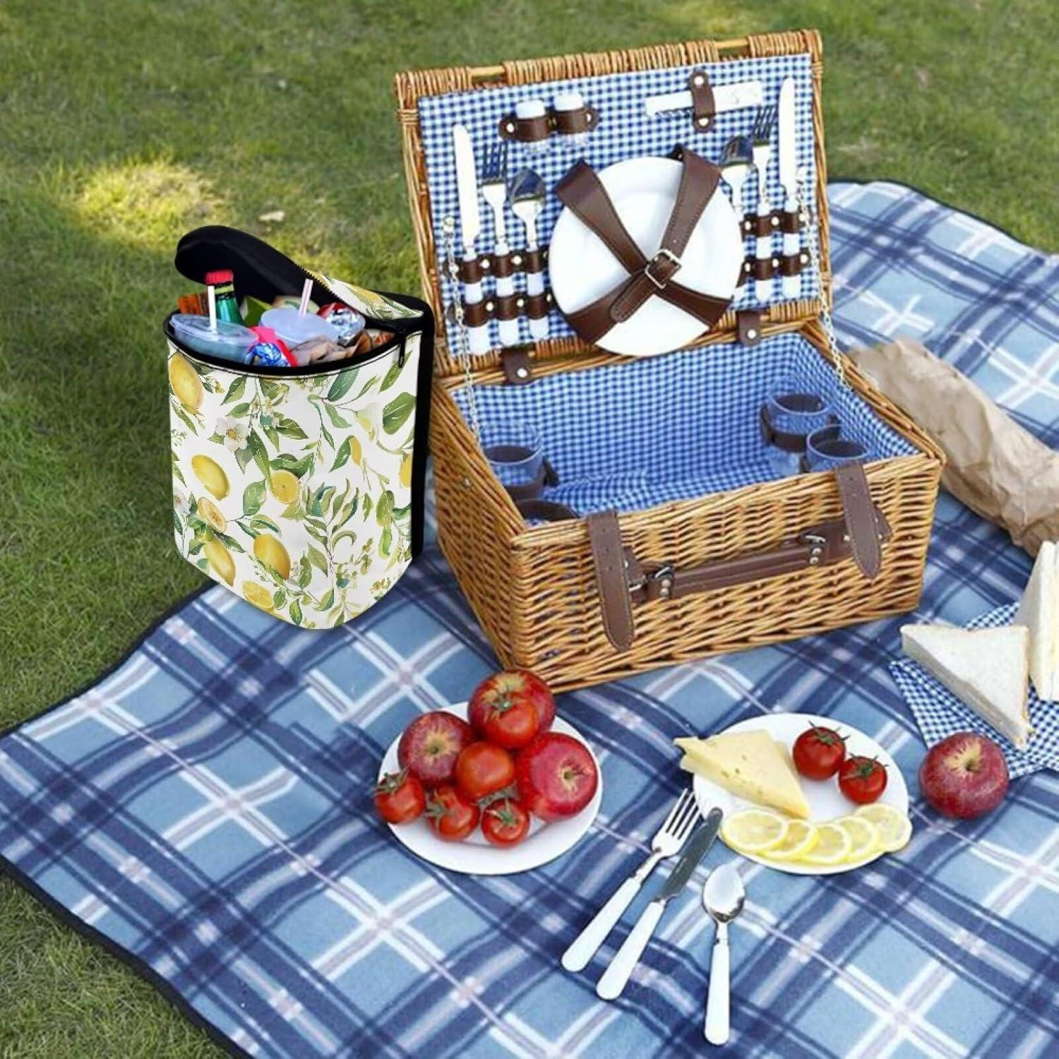 Basurero de Coche Dreaweet Limón a Prueba de Fugas 17x12x22cm