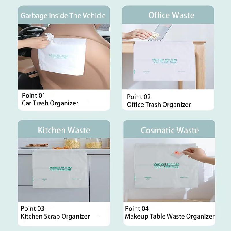 Bote de Basura para Auto EWUVP 20 Piezas 25cm HDPE