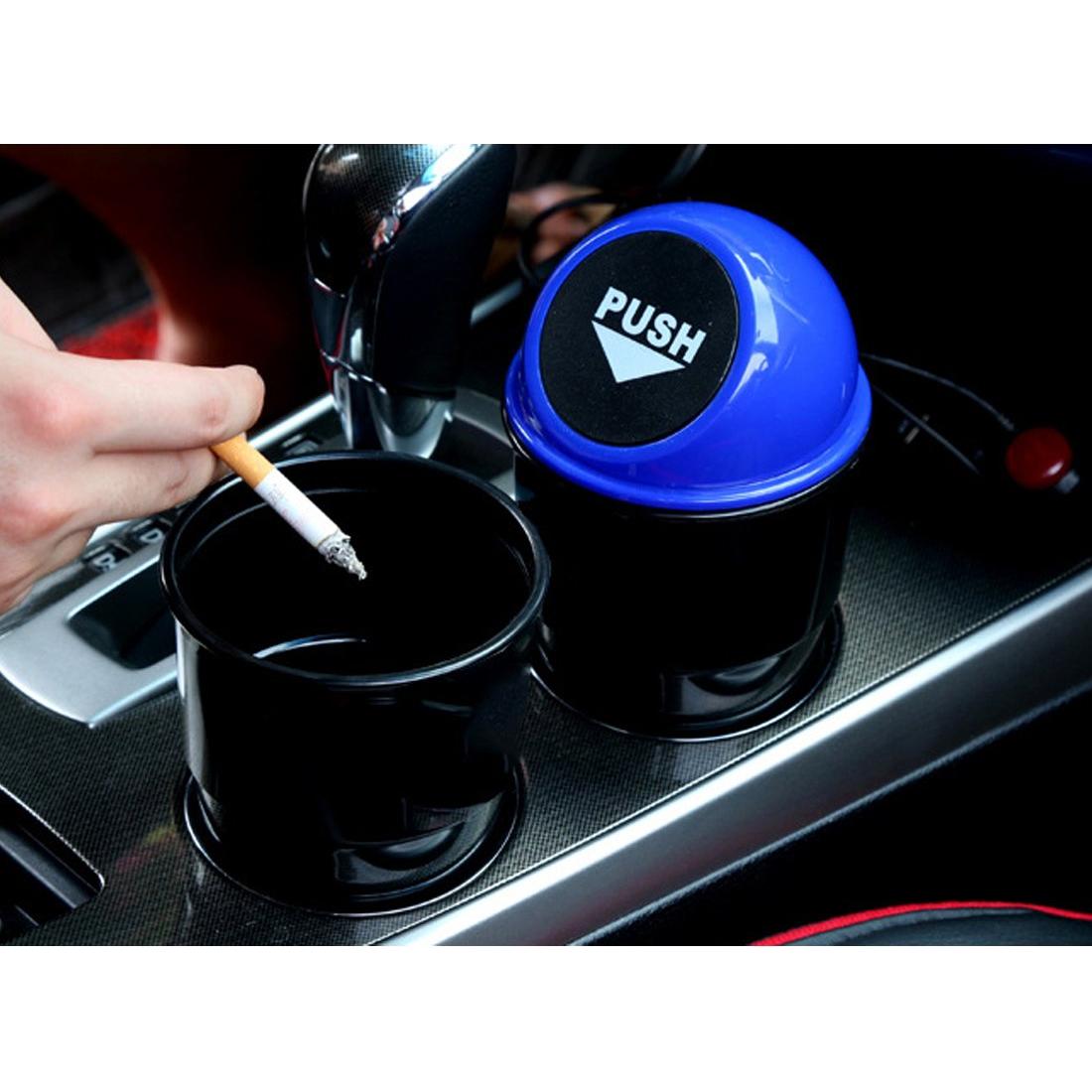 Bote de Basura para Auto YIOVVOM Azul 20 cm a Prueba de Fugas