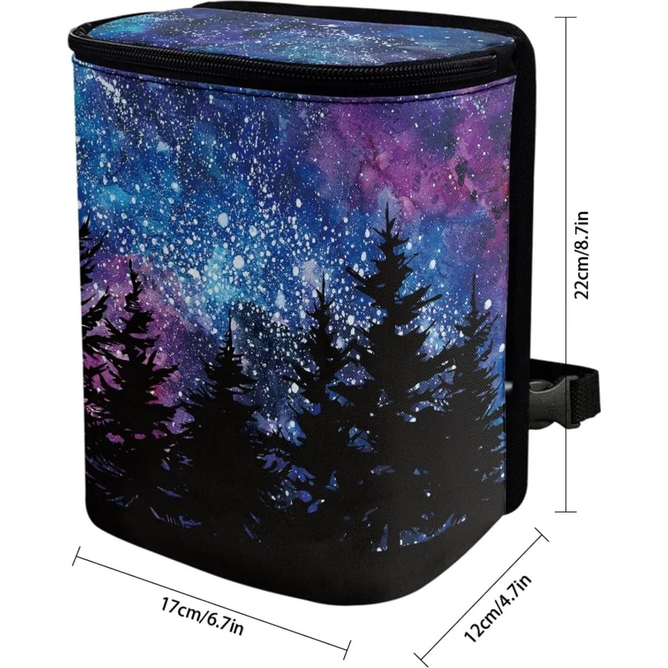 Basurero Colgante para Auto YGFLPPV Aurora Forest 4.54L