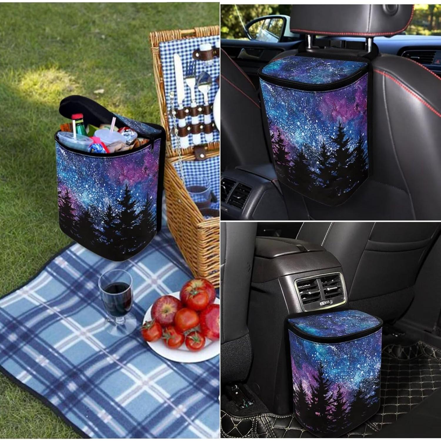 Basurero Colgante para Auto YGFLPPV Aurora Forest 4.54L