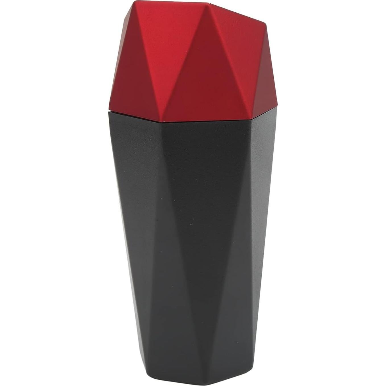 Basurero para Auto Aramox Rojo ABS con Tapa 20x8.8 cm