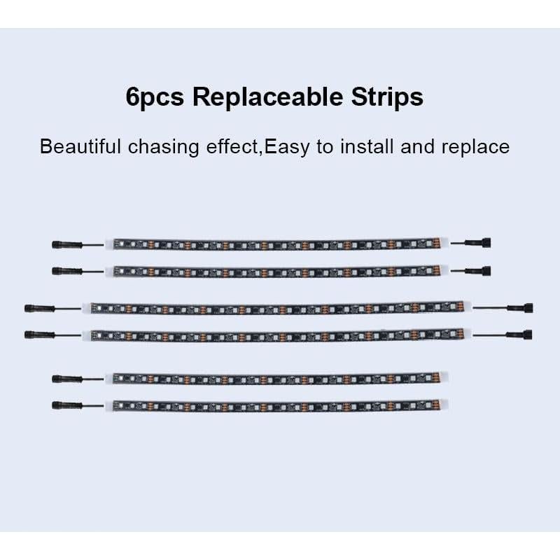 Luces LED de Subrayado ADRESUNO 12V, 6 PCS, Impermeables