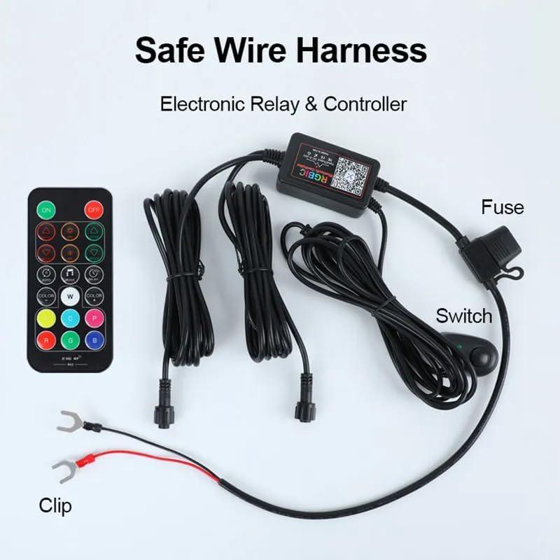 Luces LED de Subrayado ADRESUNO 12V, 6 PCS, Impermeables