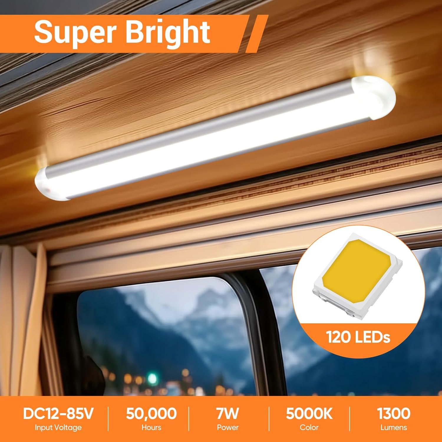 Barra de Luz LED 12V CT CAPETRONIX 120 LEDs 1300LM 7W