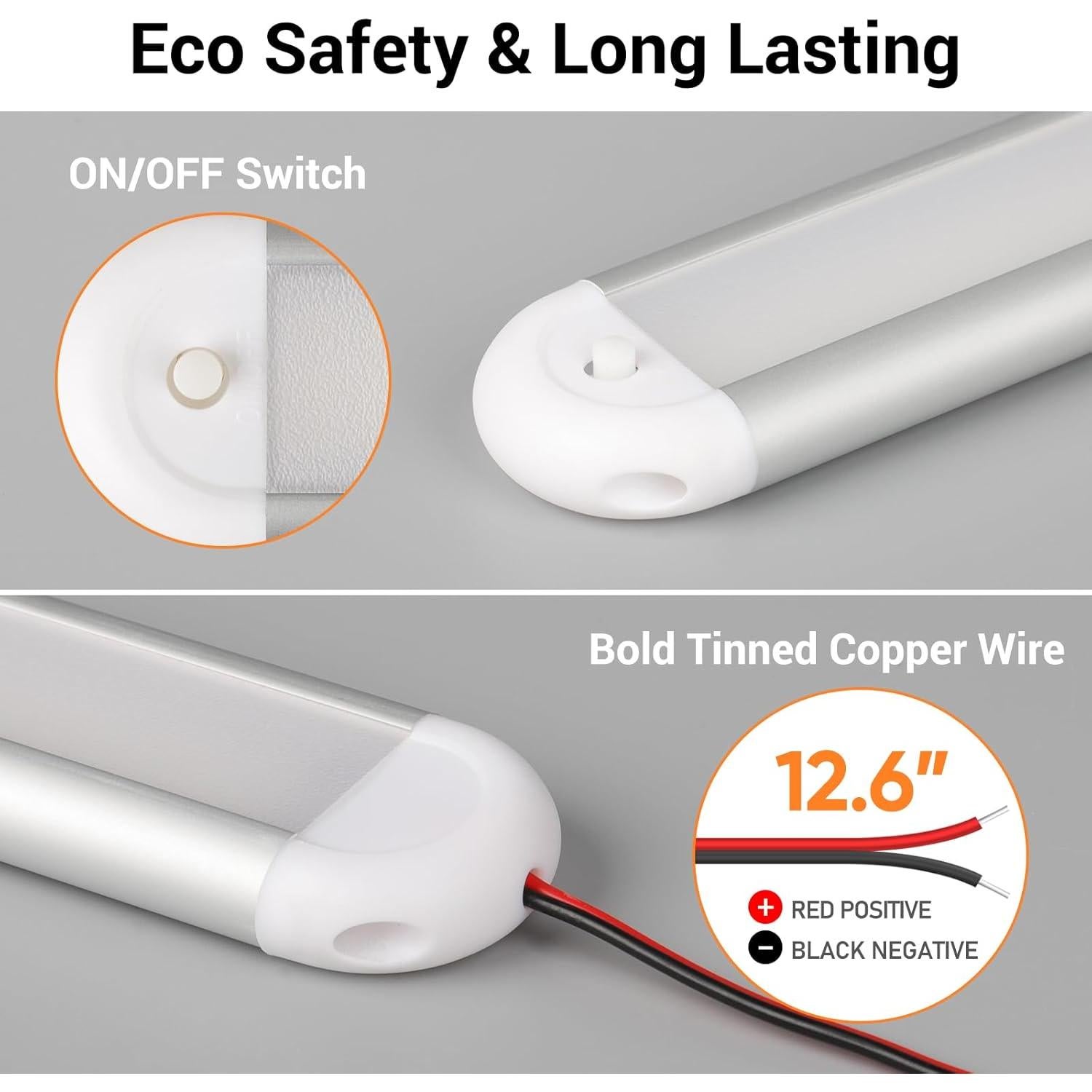 Barra de Luz LED 12V CT CAPETRONIX 120 LEDs 1300LM 7W