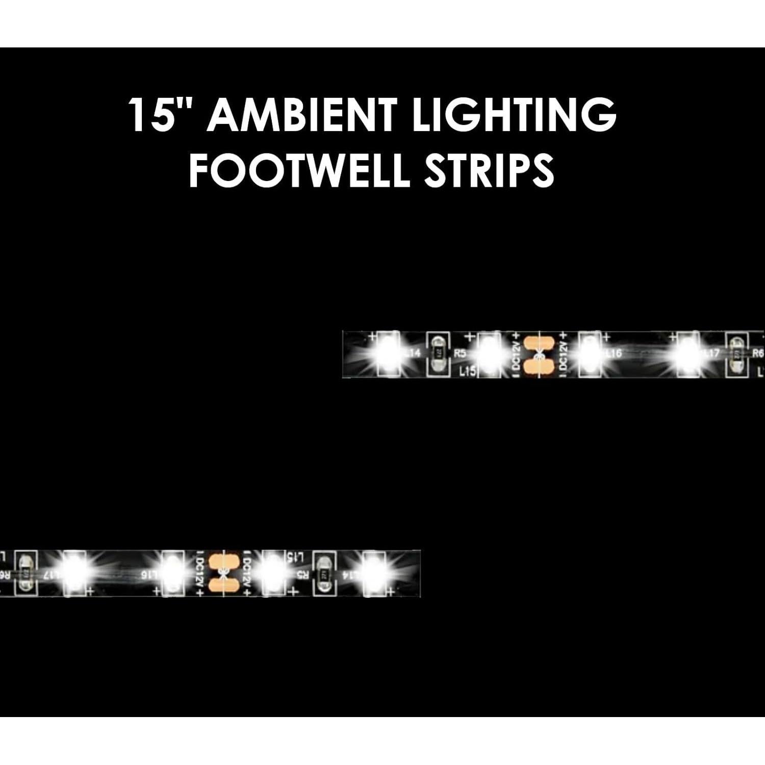 Kit de Iluminación LED Verde ORACLE 3805-004 - Impermeable - 2 Tiras