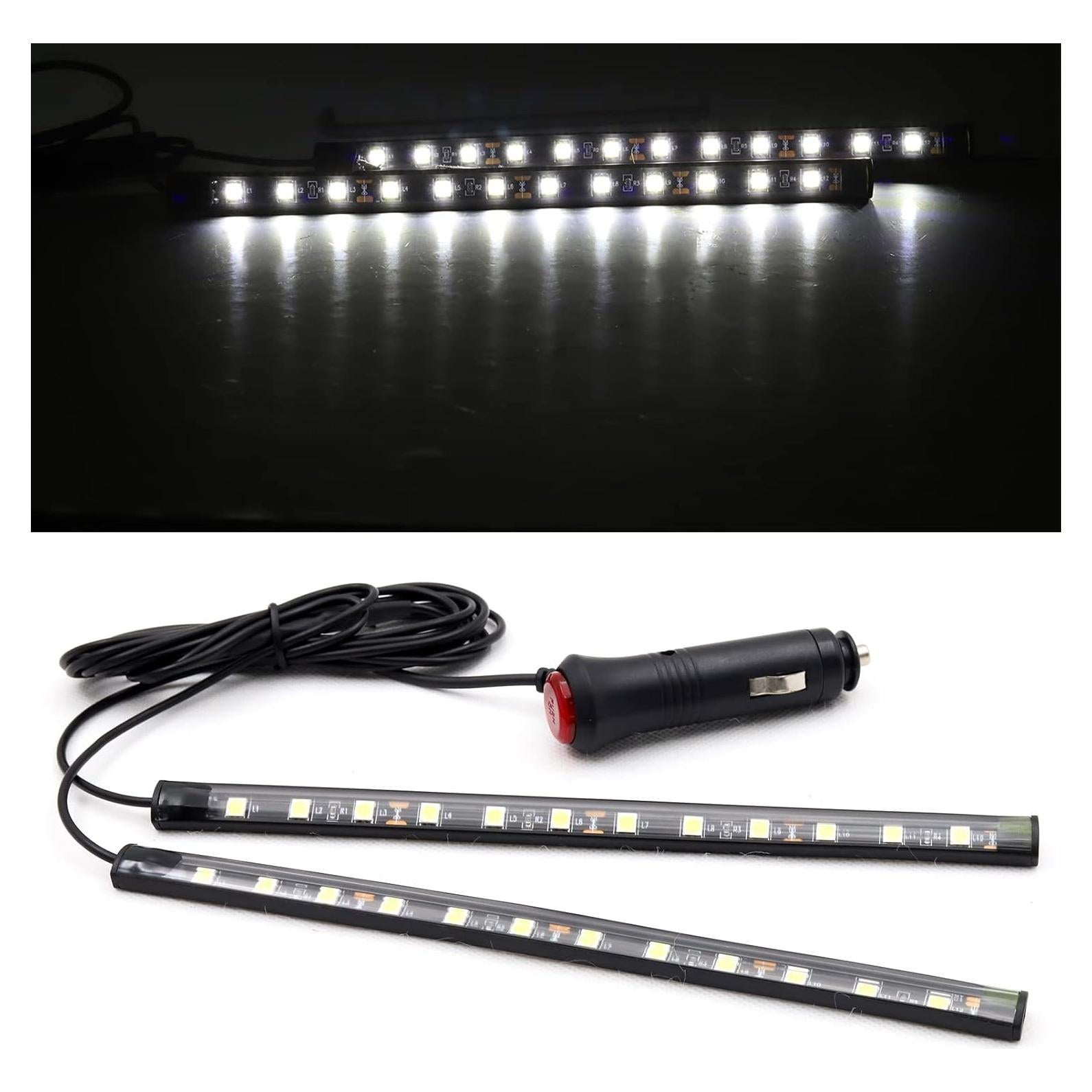 Kit de Iluminación LED para Coche YnGia 2PCS Blanco Impermeable