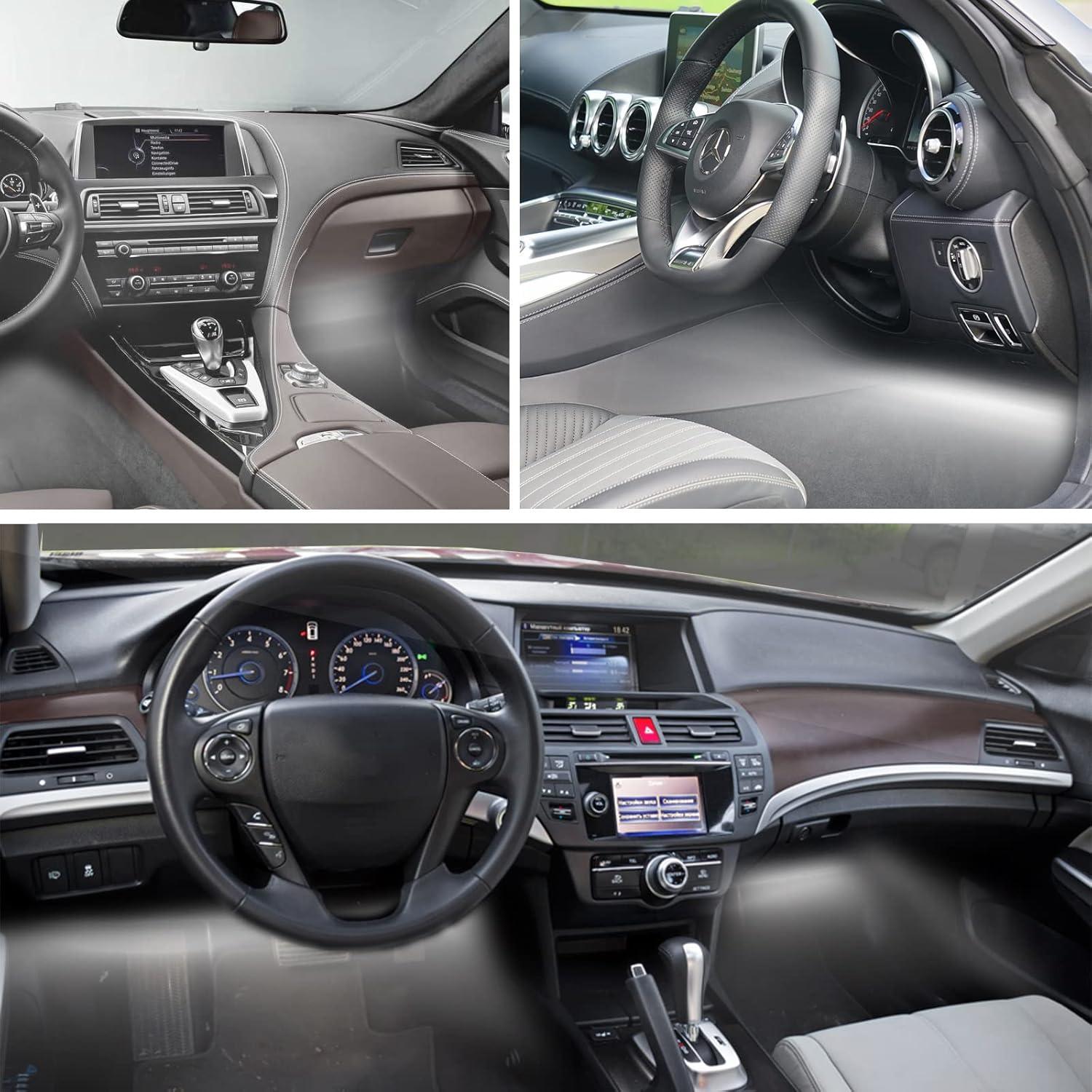 Kit de Iluminación LED para Coche YnGia 2PCS Blanco Impermeable