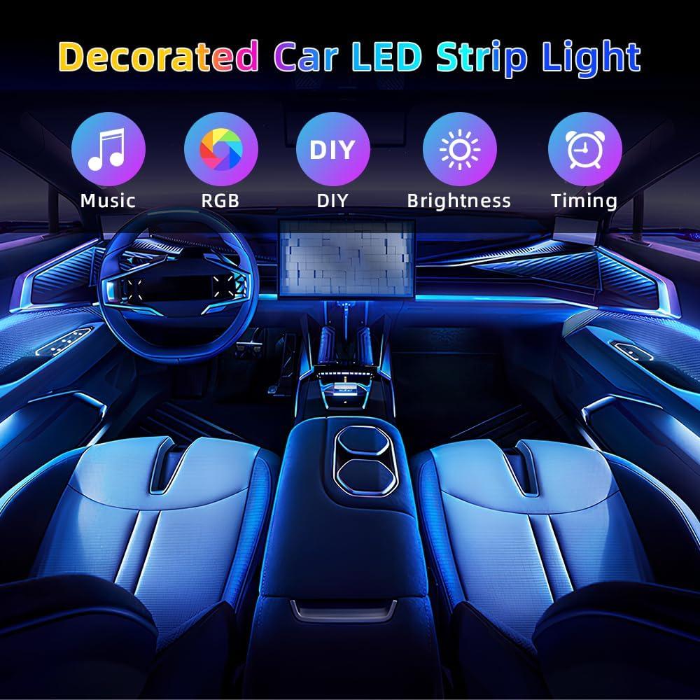 Luces LED de tira para coche LED-UTRIGG 5 en 1 RGB 600 cm