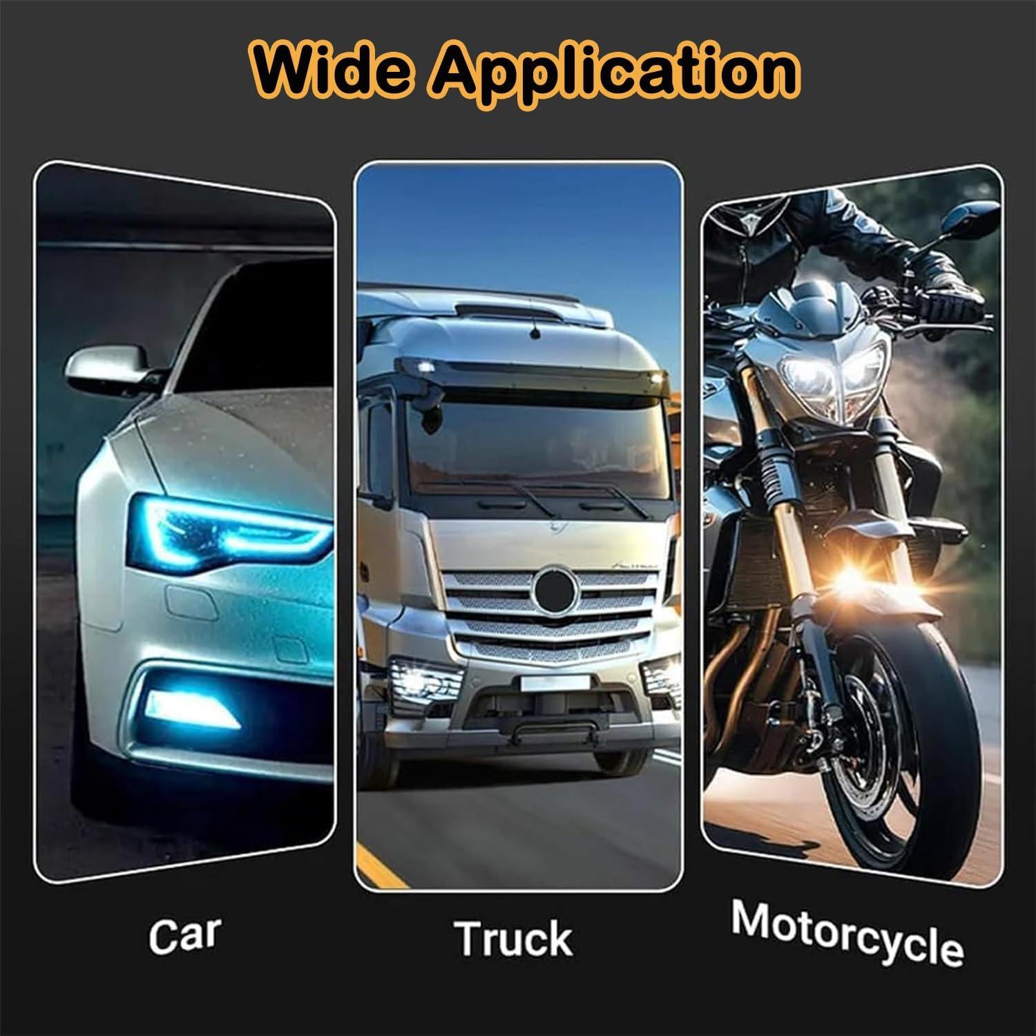 Kit de Restauración de Faros TIEDXIOY 180ml Limpiador Cerámico